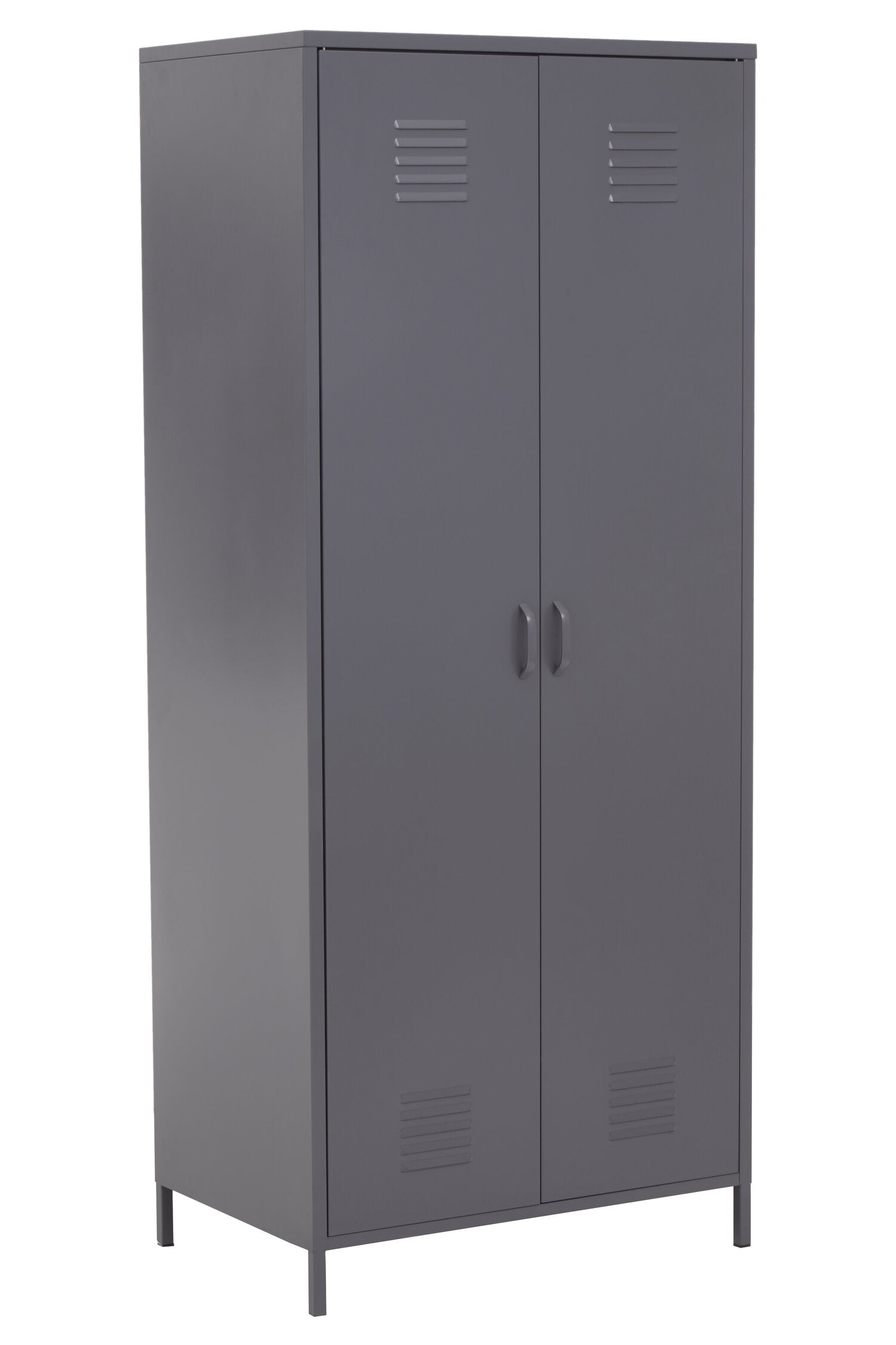 Stamford Grey Two Door Metal Locker - The Orchard Home and Gifts
