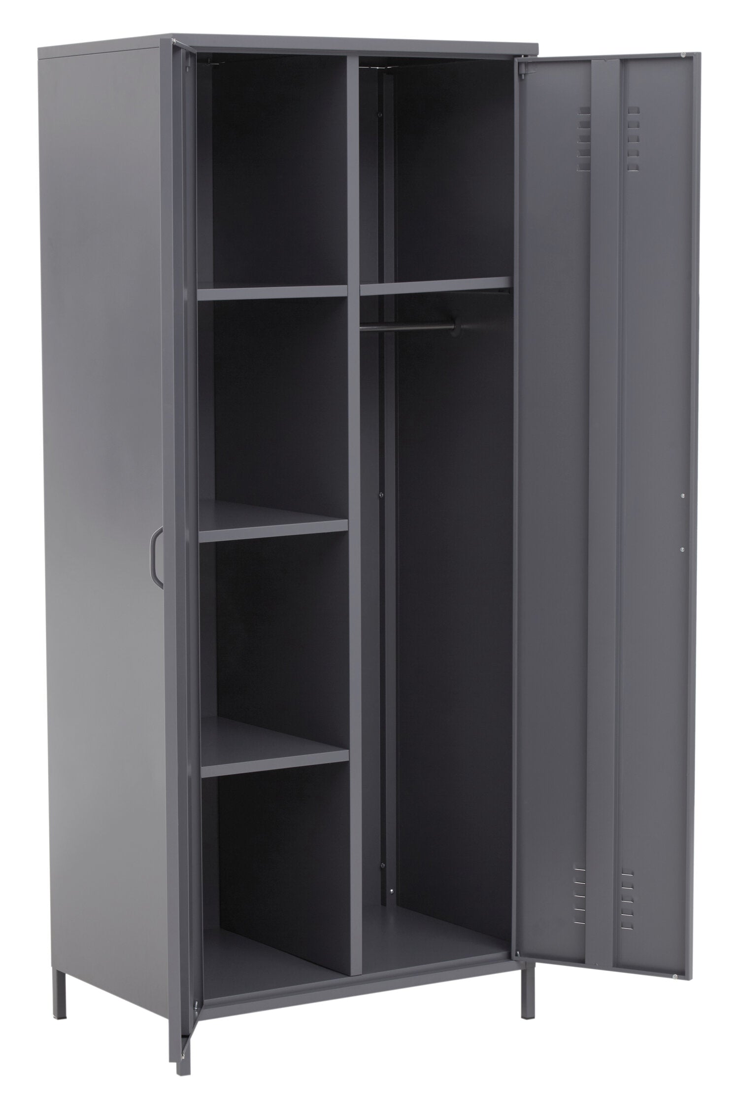 Stamford Grey Two Door Metal Locker - The Orchard Home and Gifts