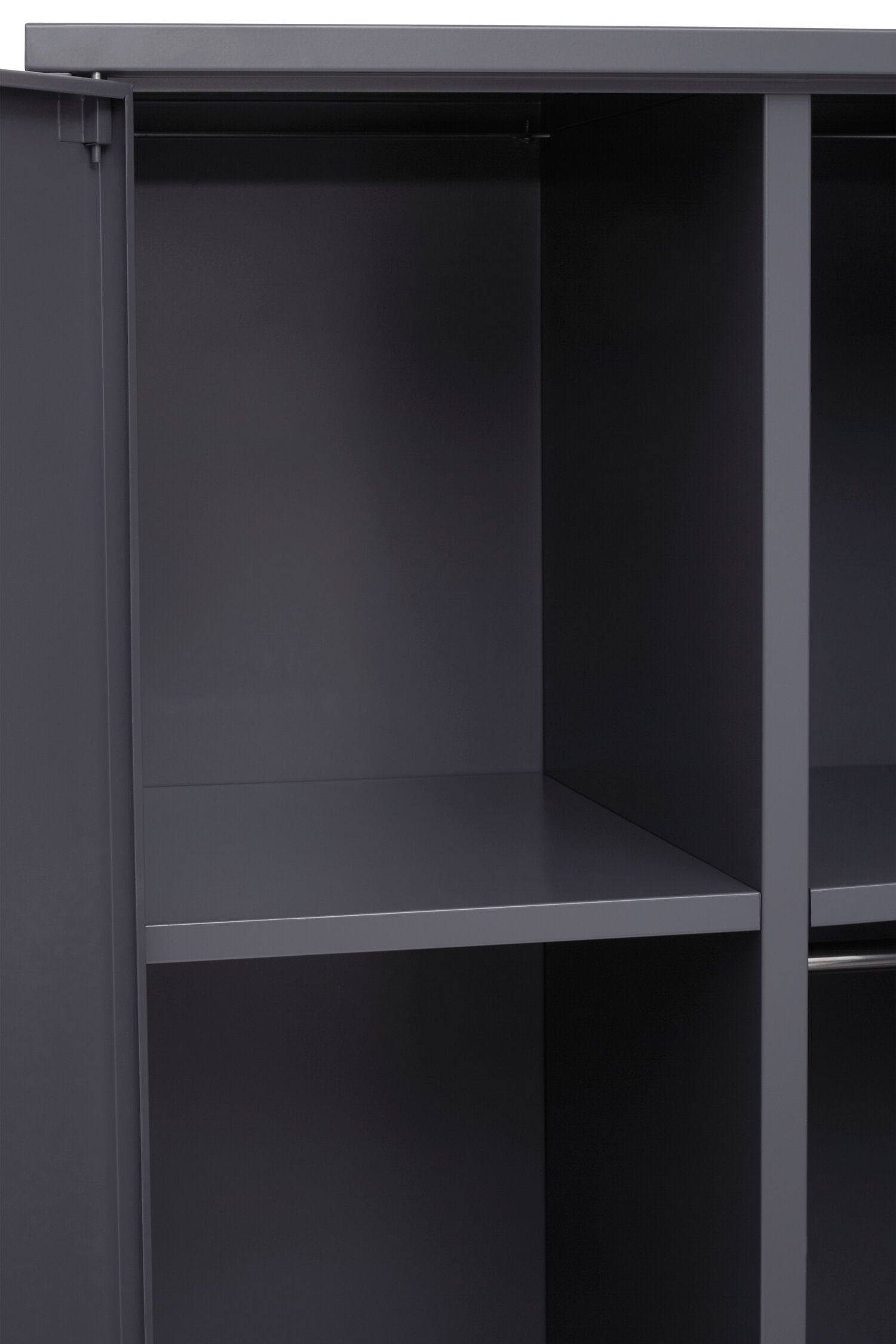 Stamford Grey Two Door Metal Locker - The Orchard Home and Gifts