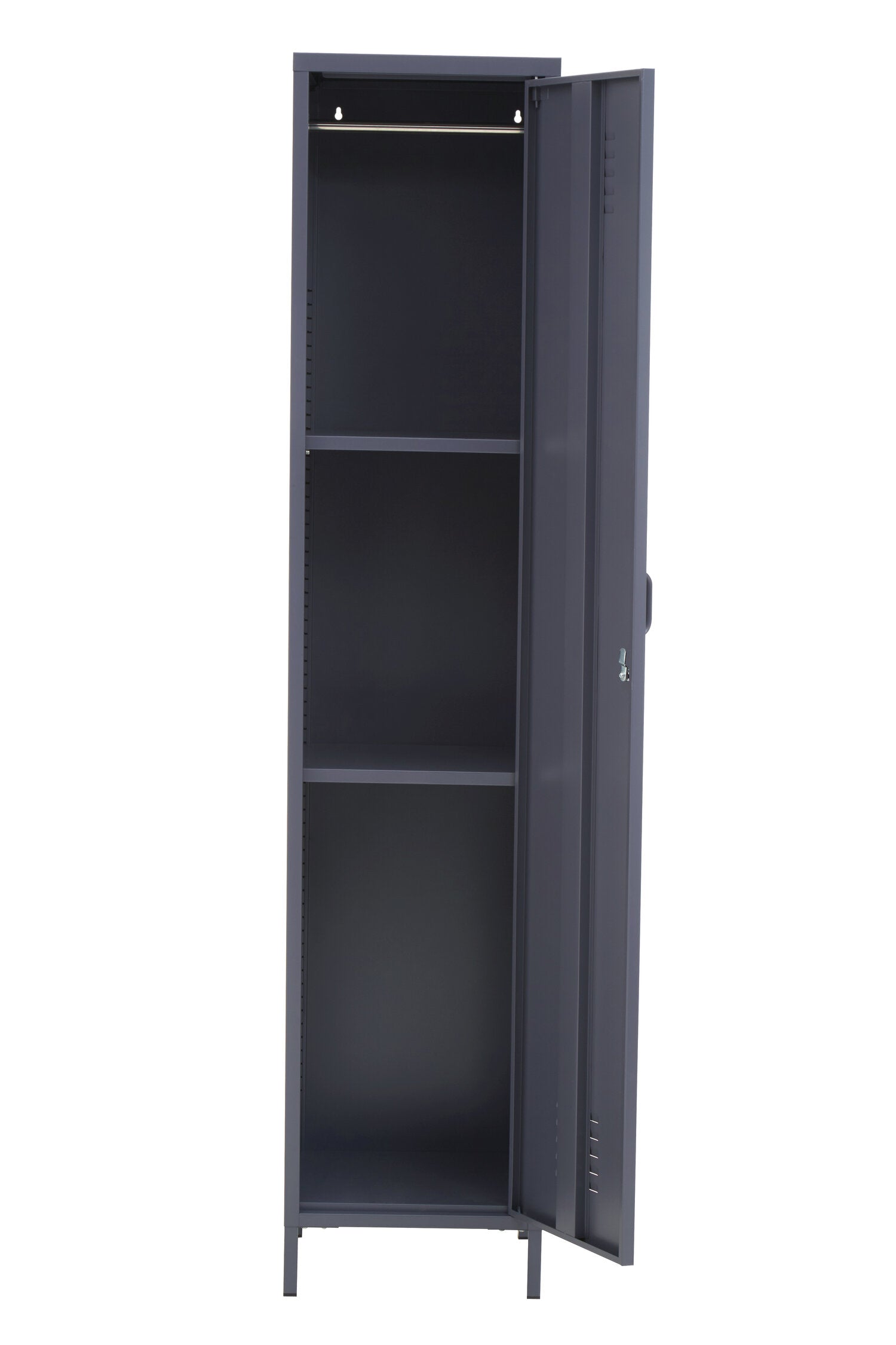 Stamford Grey One Door Tall Metal Locker - The Orchard Home and Gifts