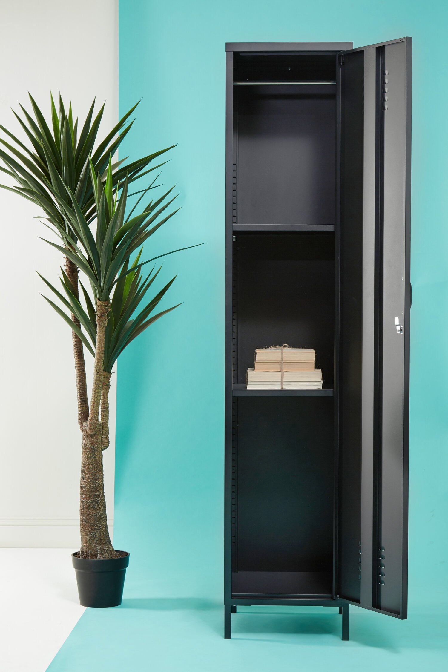 Stamford Grey One Door Tall Metal Locker - The Orchard Home and Gifts