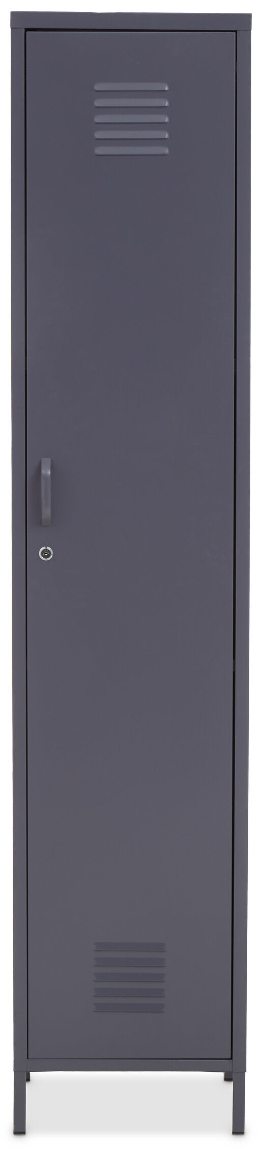 Stamford Grey One Door Tall Metal Locker - The Orchard Home and Gifts