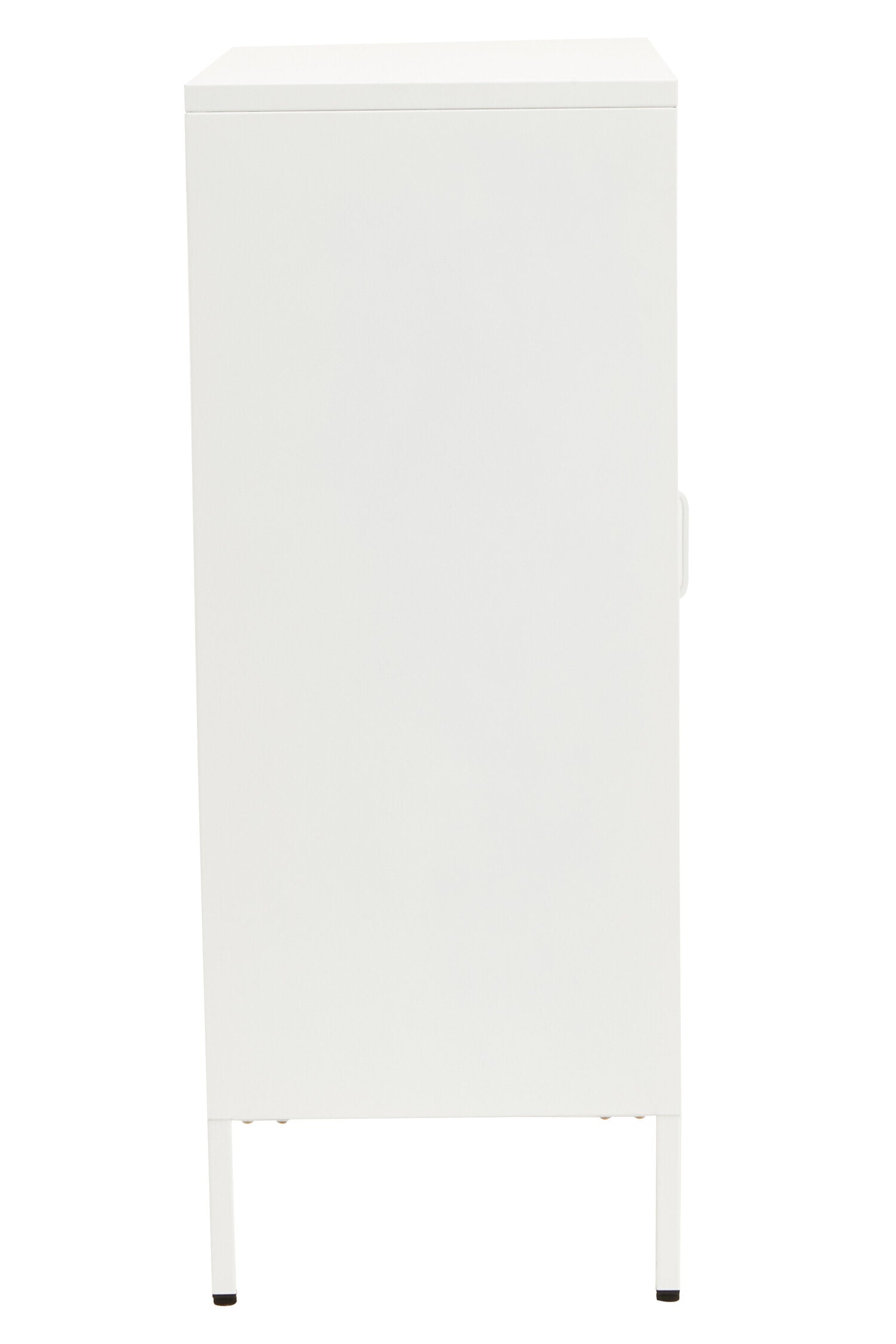 Asier White Metal Two Door Cabinet - The Orchard Home and Gifts