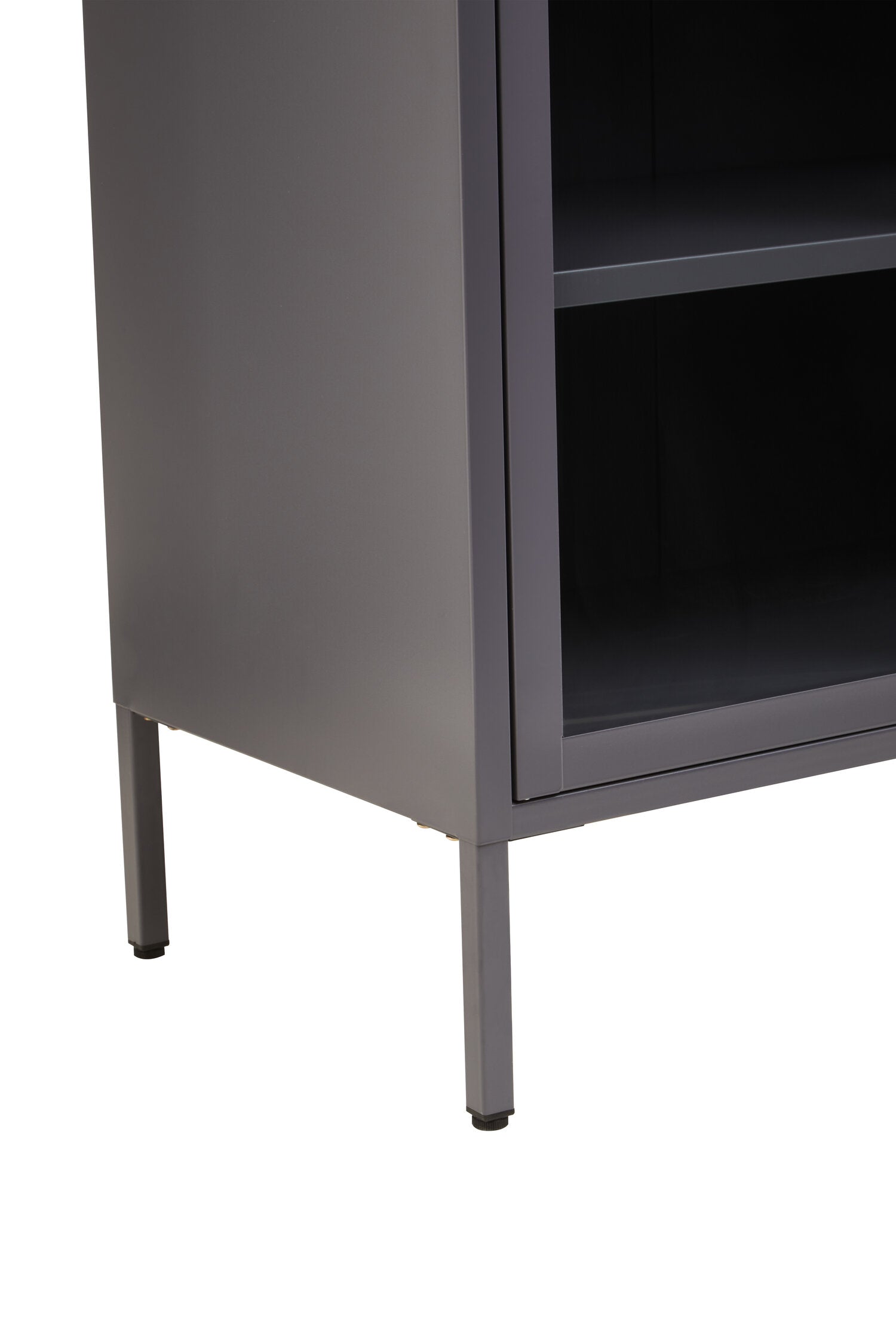 Asier Grey Metal Two Door Cabinet - The Orchard Home and Gifts