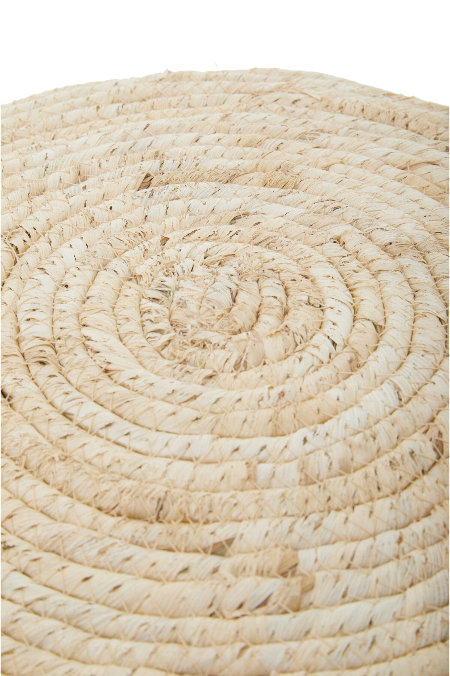 Natural Rope and Wood Low Stool - The Orchard Home and Gifts