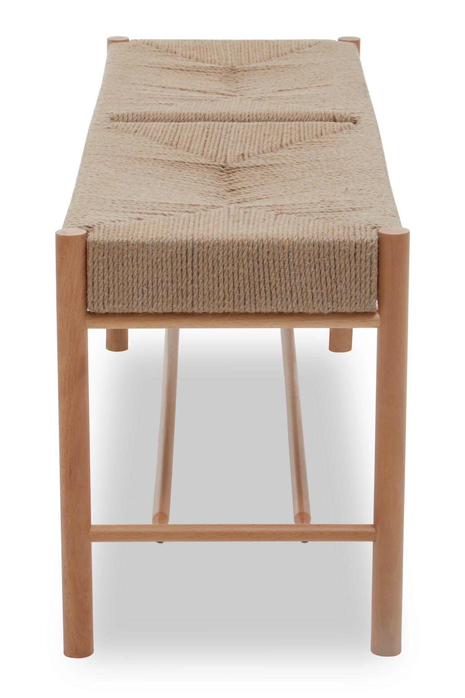 Naku Natural Rope and Beechwood Large Bench - The Orchard Home and Gifts
