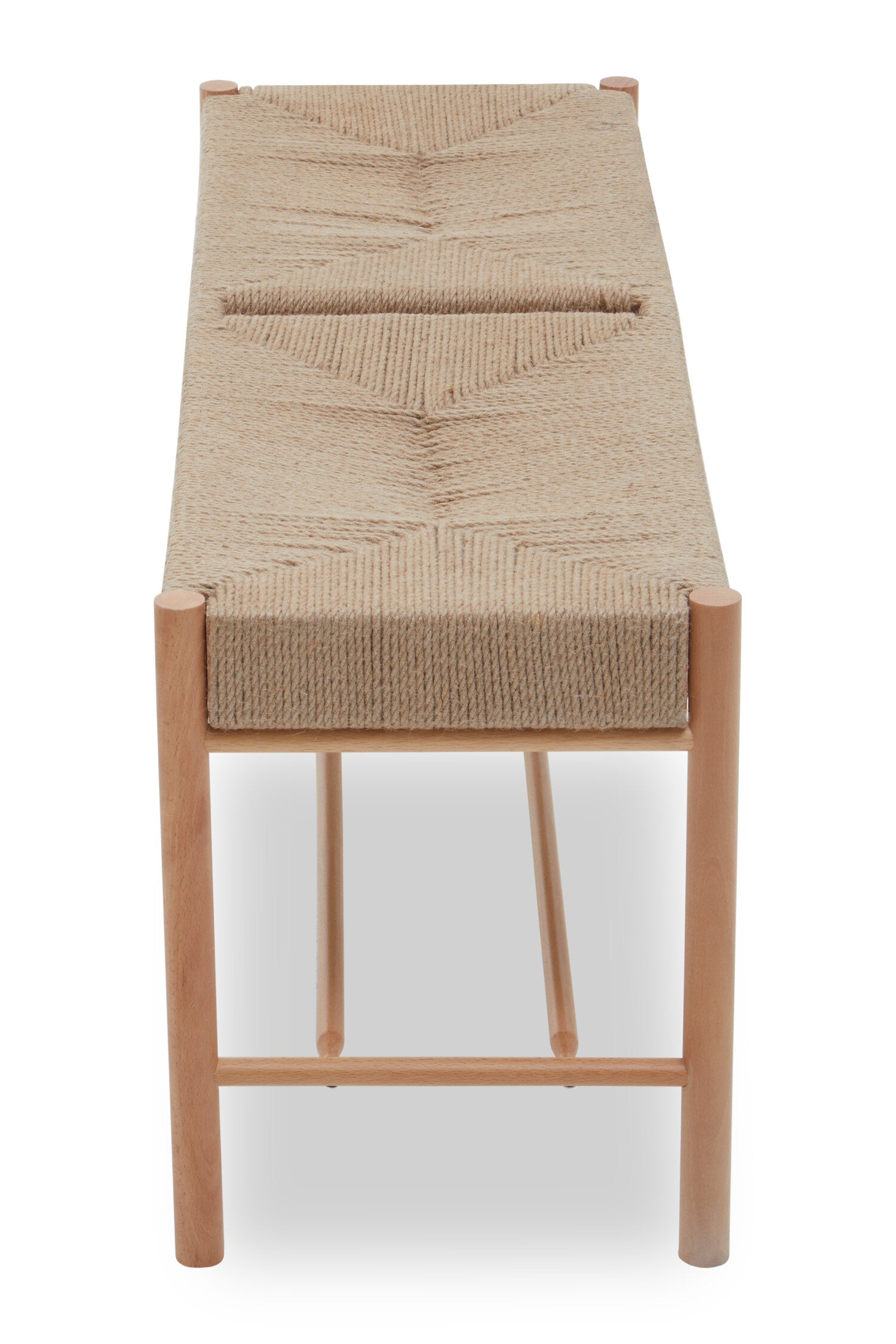 Naku Natural Rope and Beechwood Large Bench - The Orchard Home and Gifts