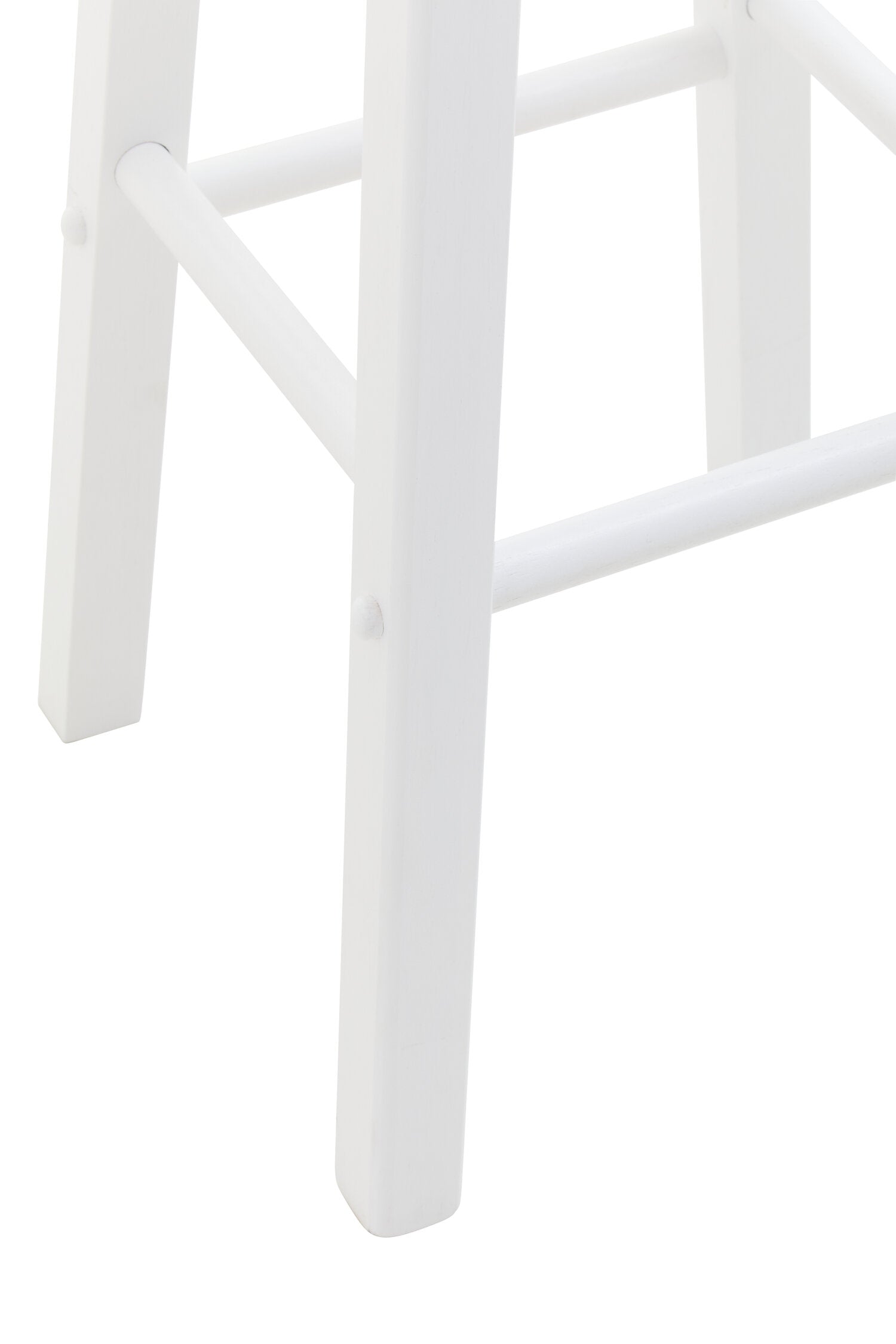 White and Natural Wood Kitchen Bar Stool - The Orchard Home and Gifts