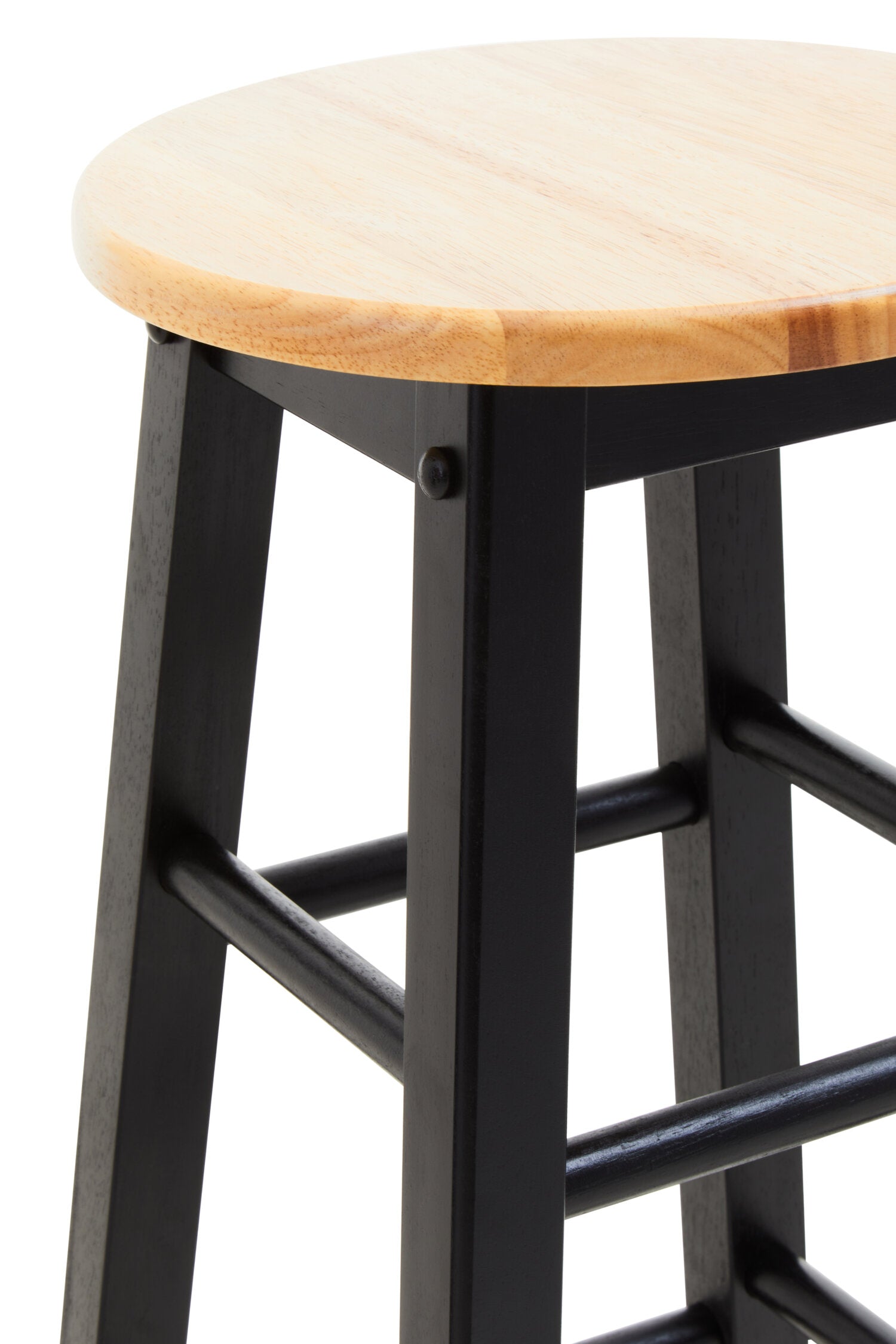 Grey Wood and Natural Rope Kitchen Bar Stool - The Orchard Home and Gifts