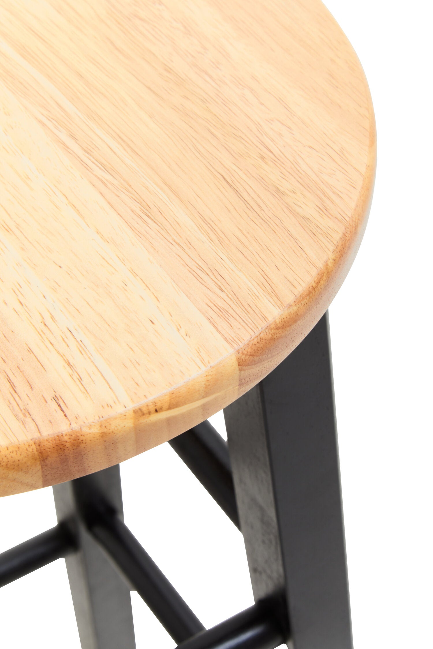 Grey Wood and Natural Rope Kitchen Bar Stool - The Orchard Home and Gifts