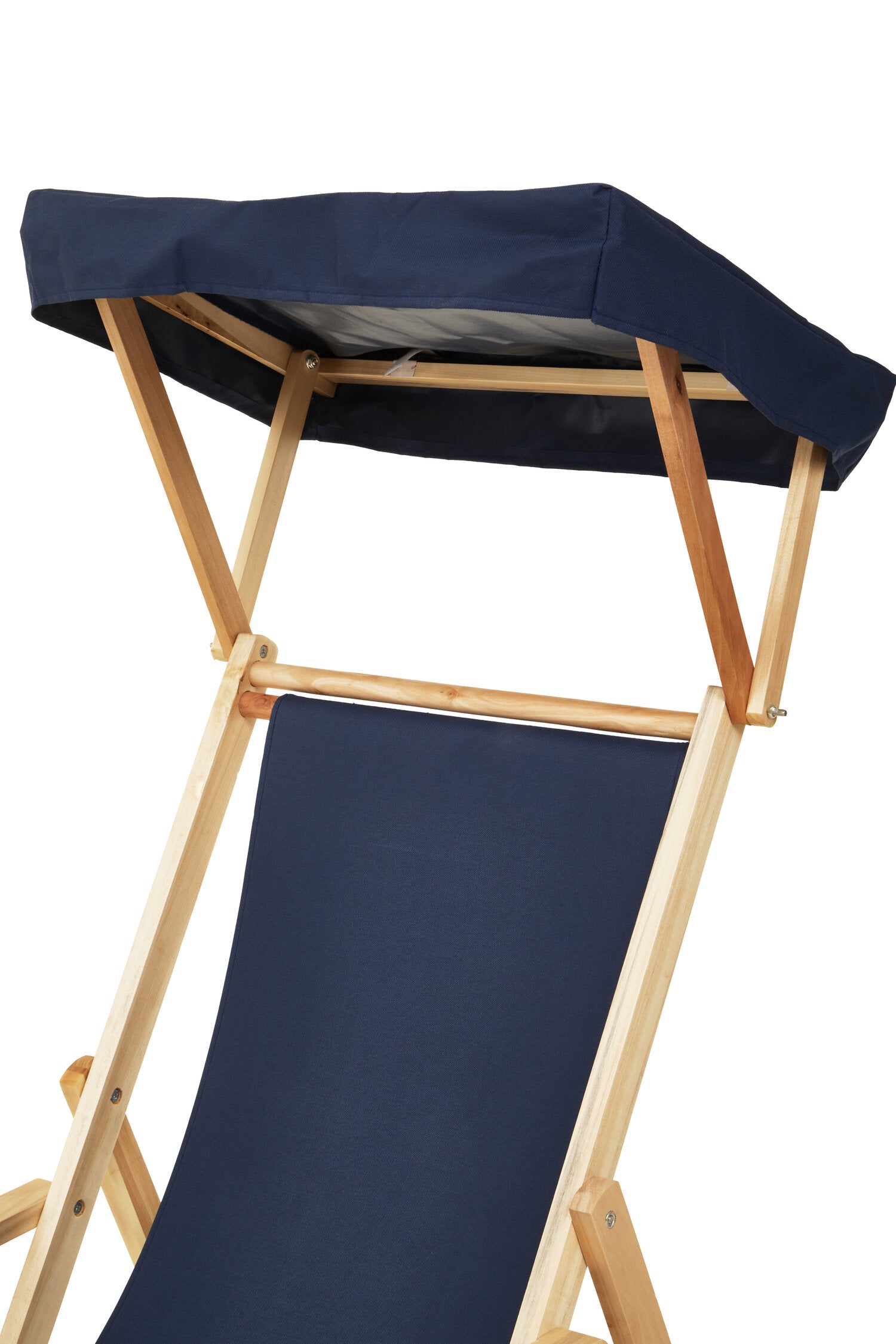 Hampton Blue Wooden Lounger - The Orchard Home and Gifts