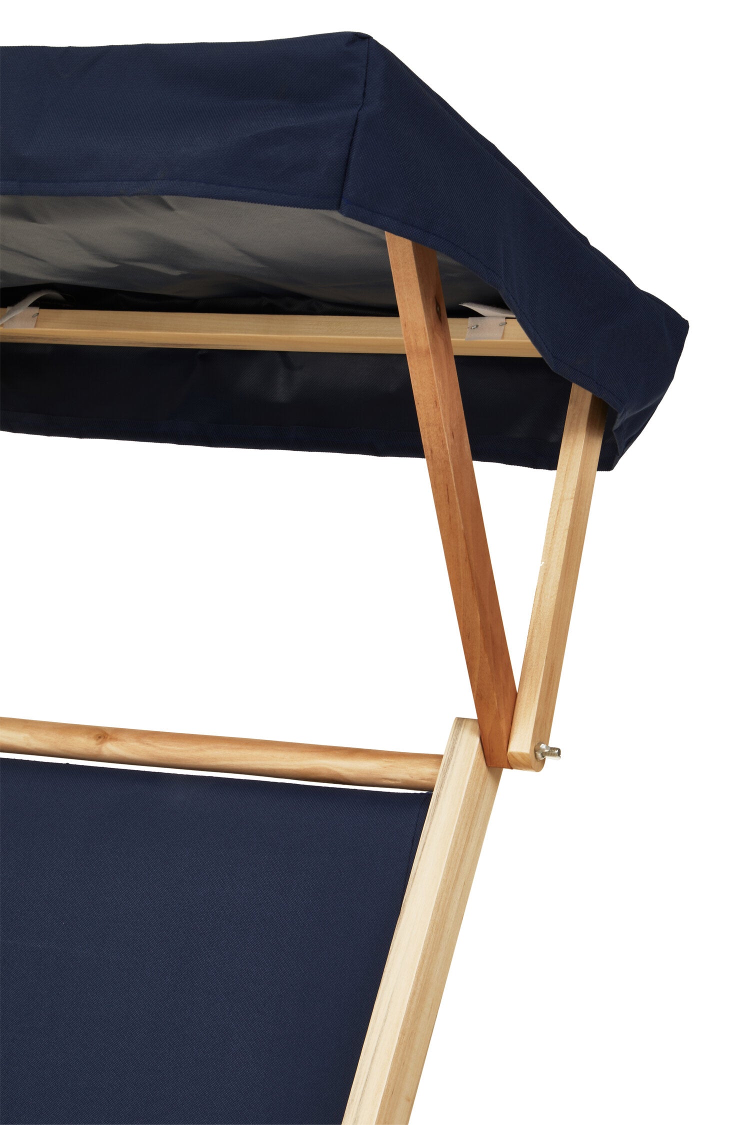 Hampton Blue Wooden Lounger - The Orchard Home and Gifts