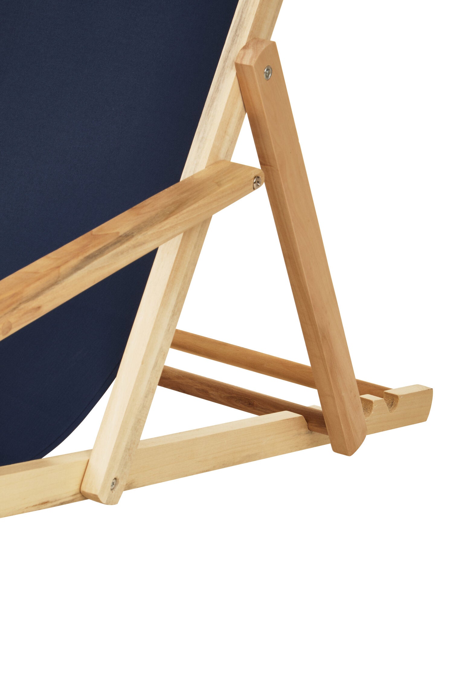 Hampton Blue Wooden Lounger - The Orchard Home and Gifts