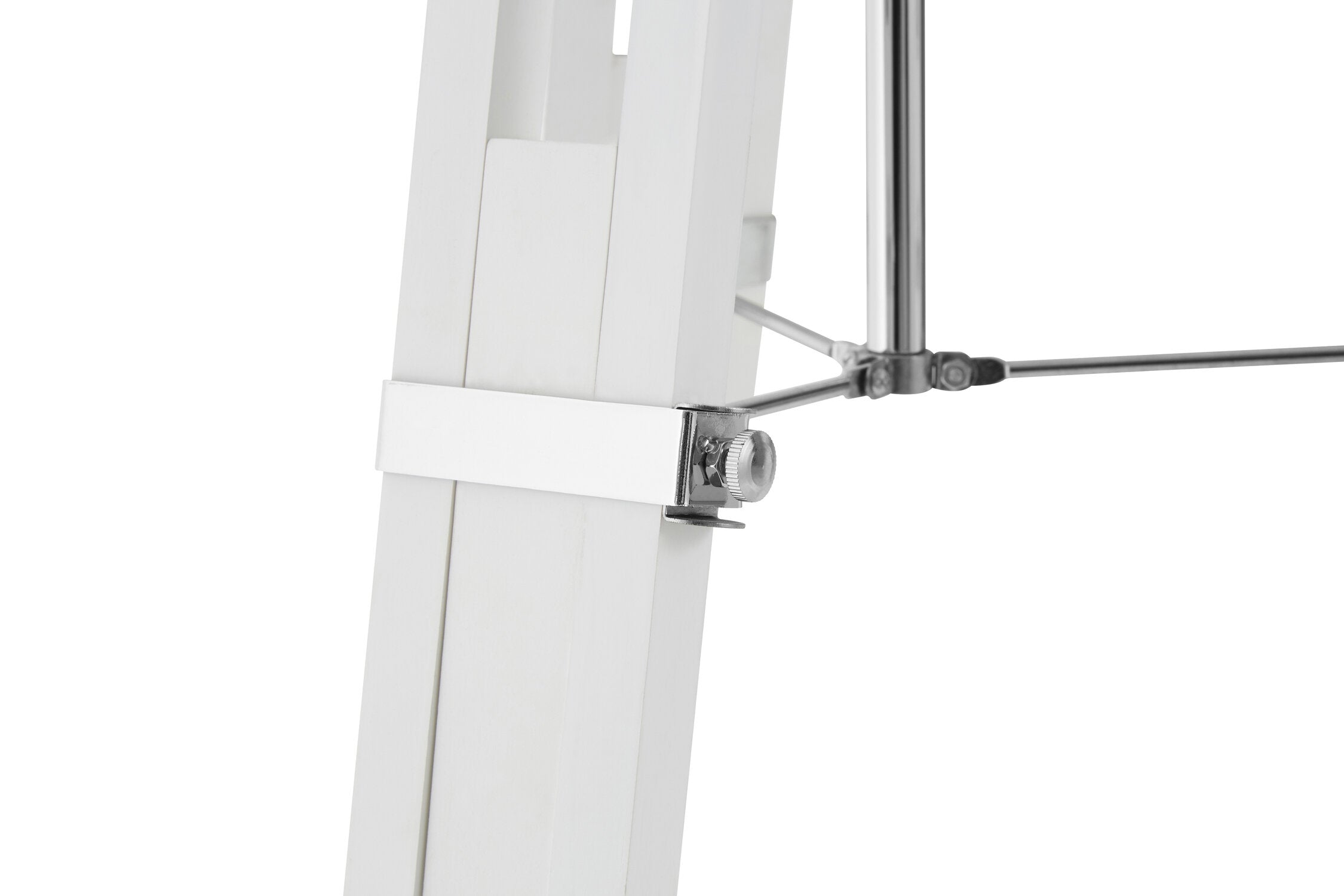 White Wooden Tripod Floor Lamp - The Orchard Home and Gifts