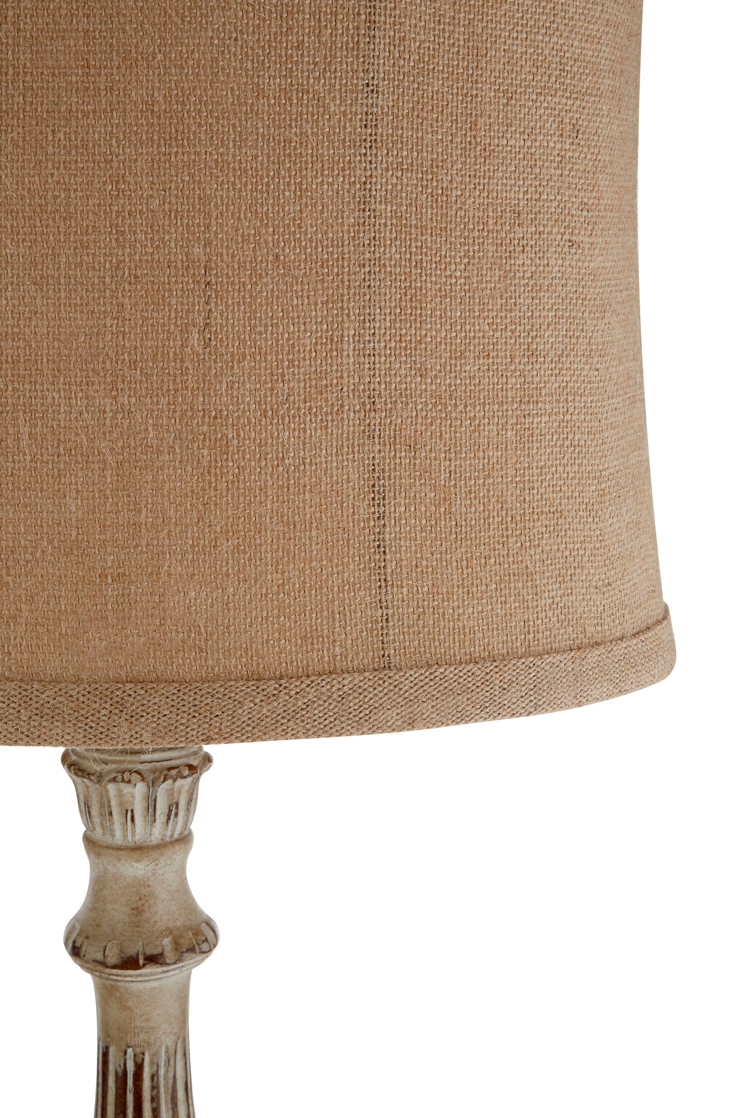 Rococo Camel Table Lamp with Natural Fabric Shade - The Orchard Home and Gifts