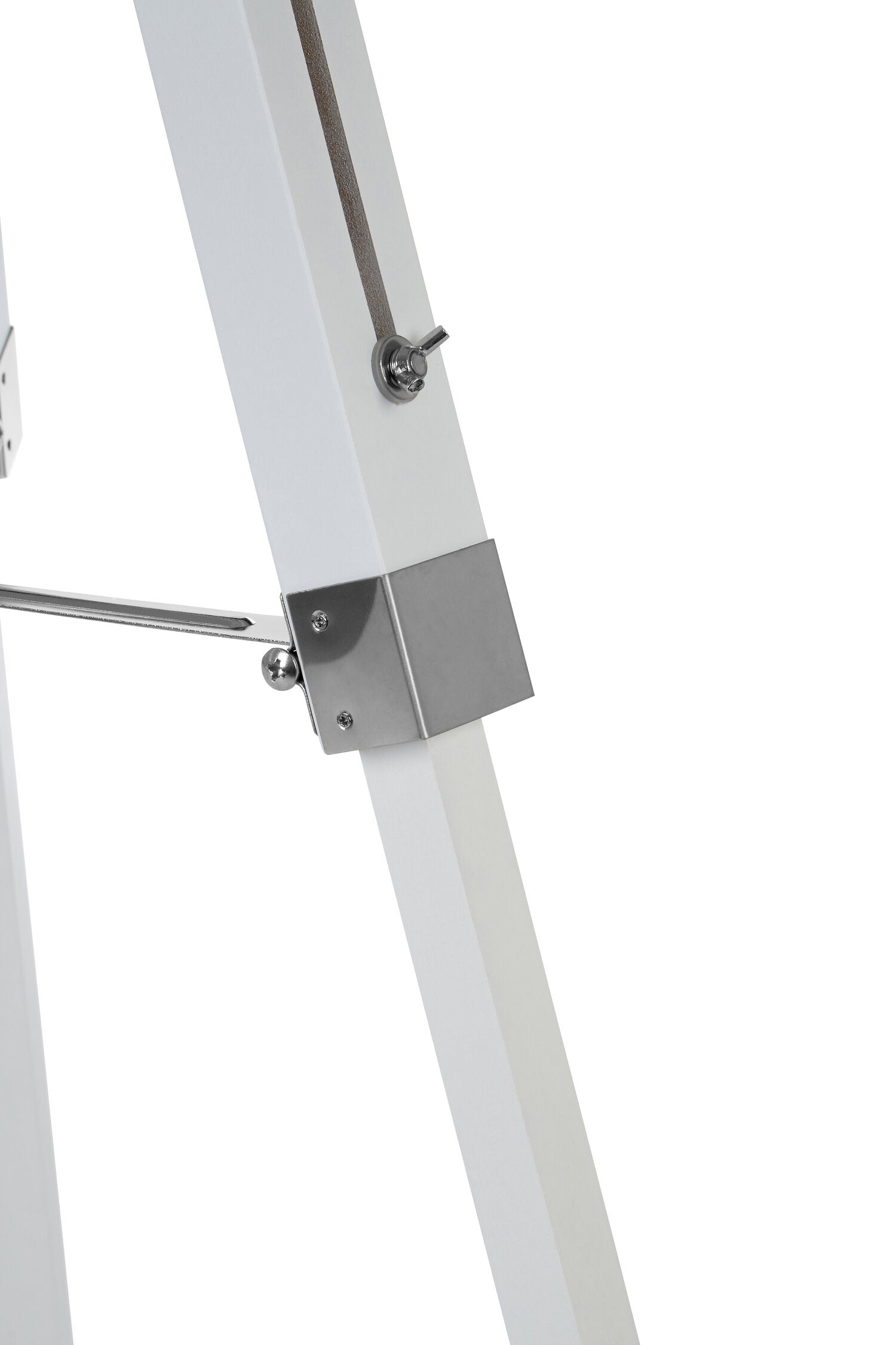 White Tripod Floor Lamp with Linen Shade - The Orchard Home and Gifts