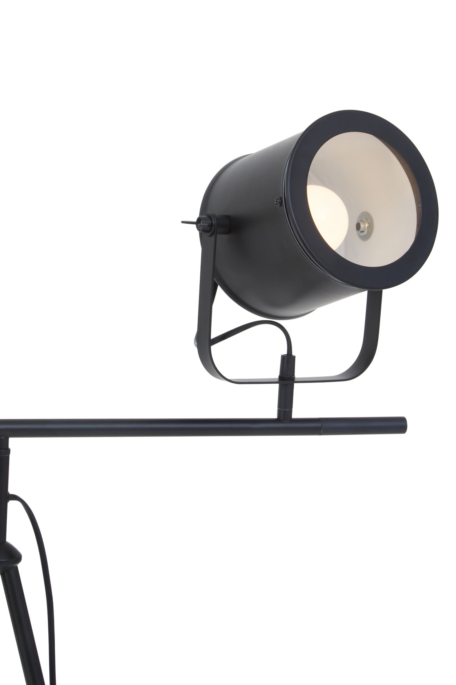 Black Double Spotlight Tripod Floor Lamp - The Orchard Home and Gifts