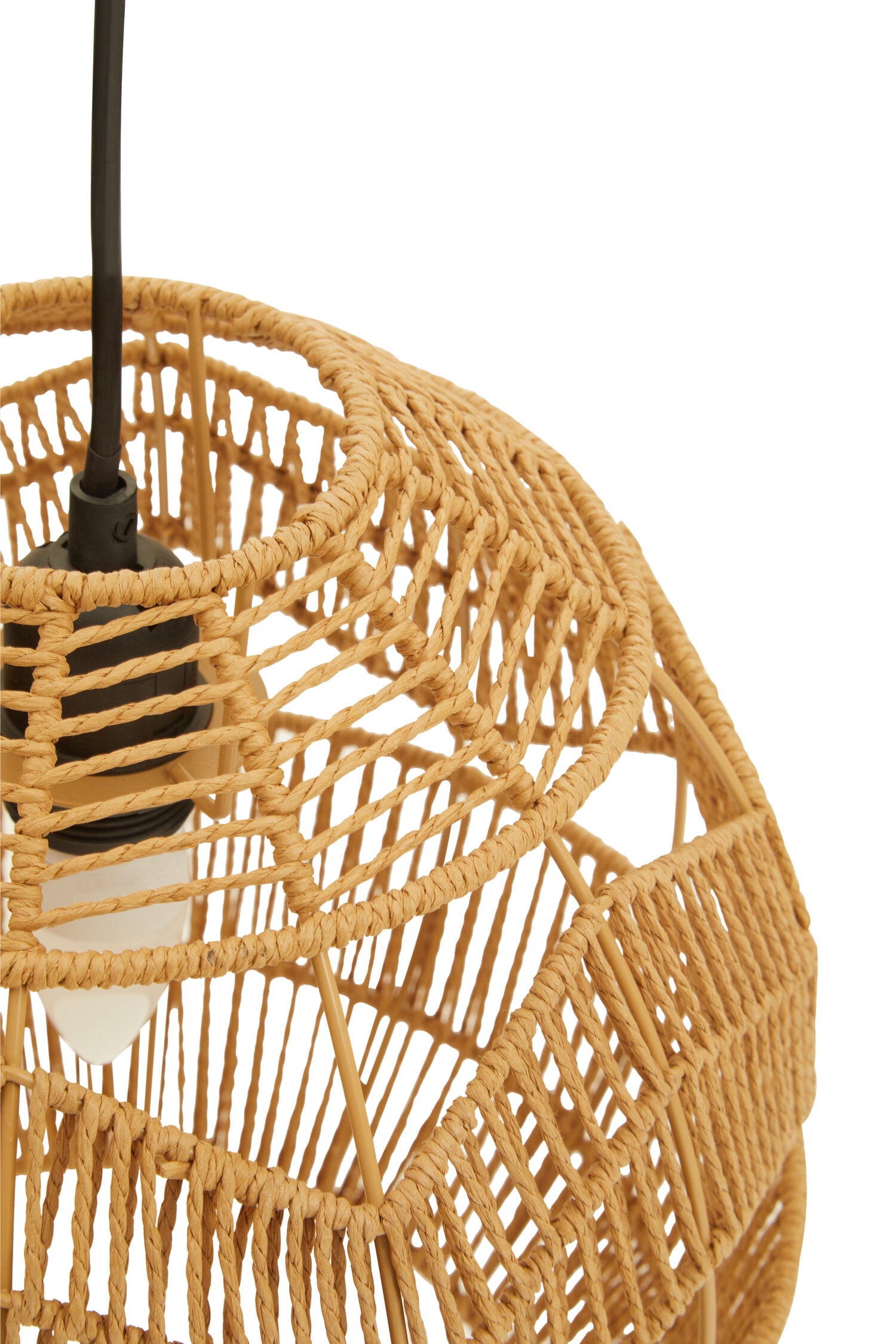 Natural Paper Rope Pendant Light - The Orchard Home and Gifts