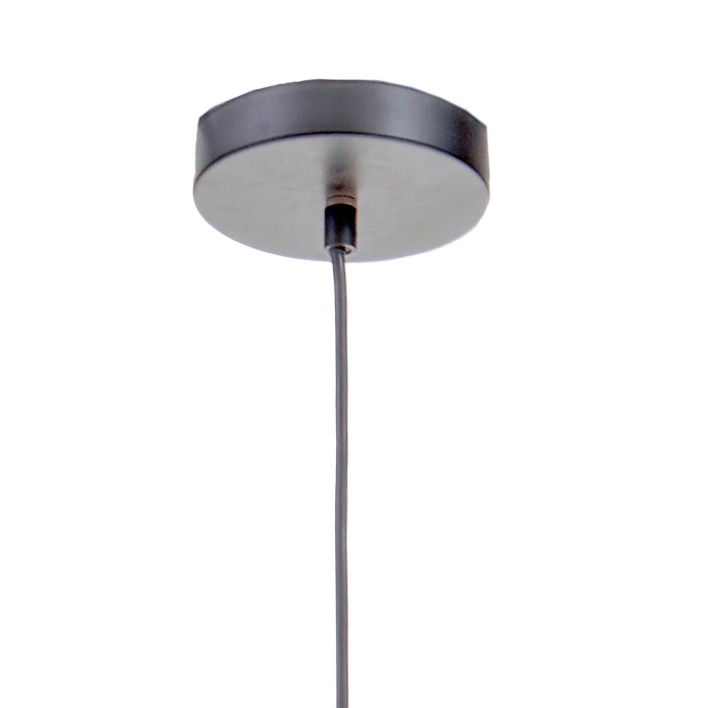 Metal Geometric and Rattan Hanging Pendant Light - The Orchard Home and Gifts