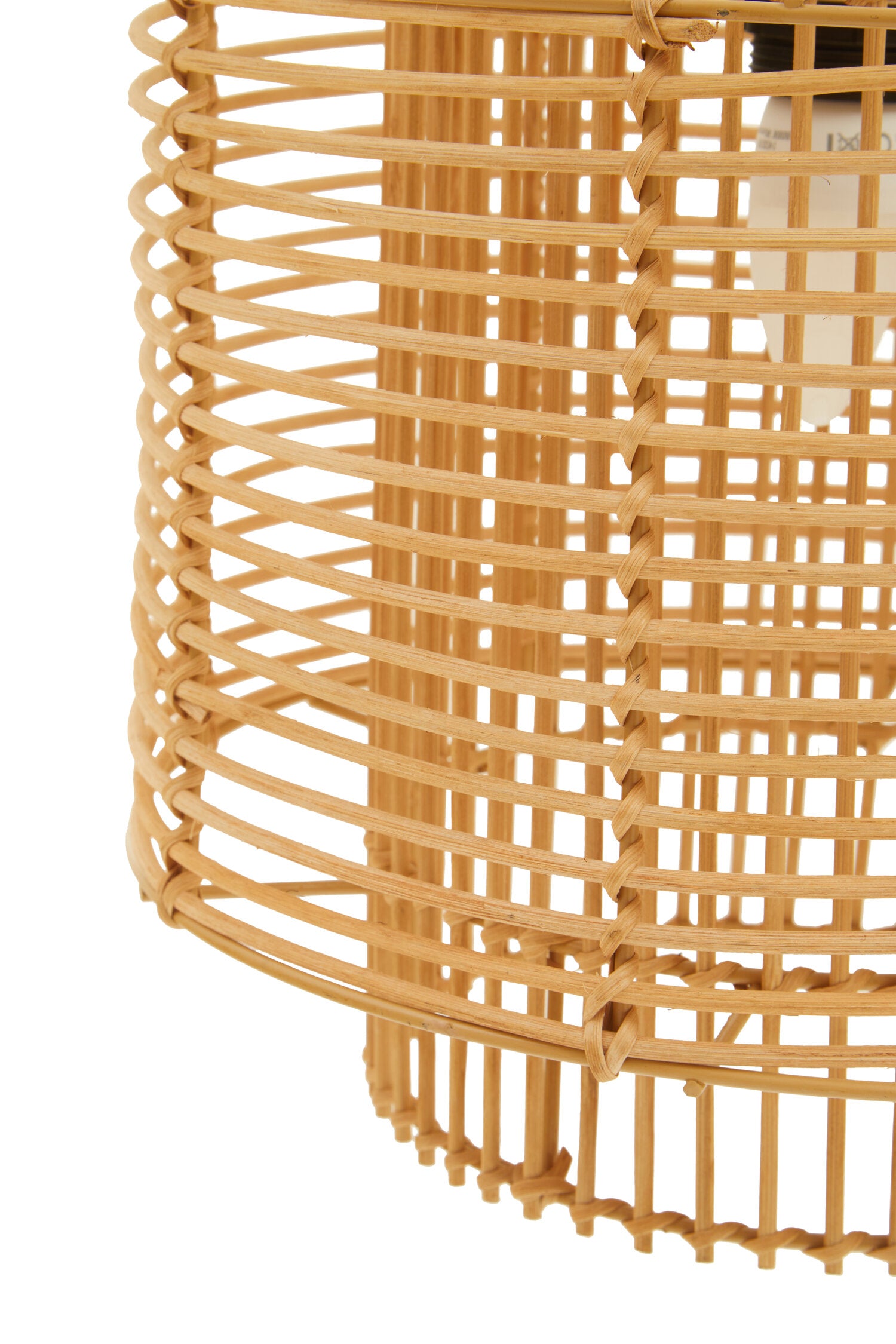 Natural Rattan Overlapping Pendant Light - The Orchard Home and Gifts