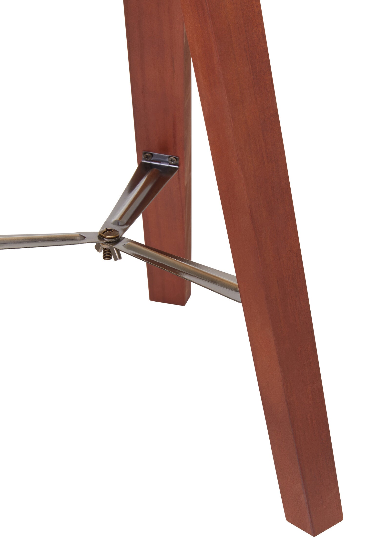 Chesnut Brown Tripod Table Lamp with Linen Shade - The Orchard Home and Gifts