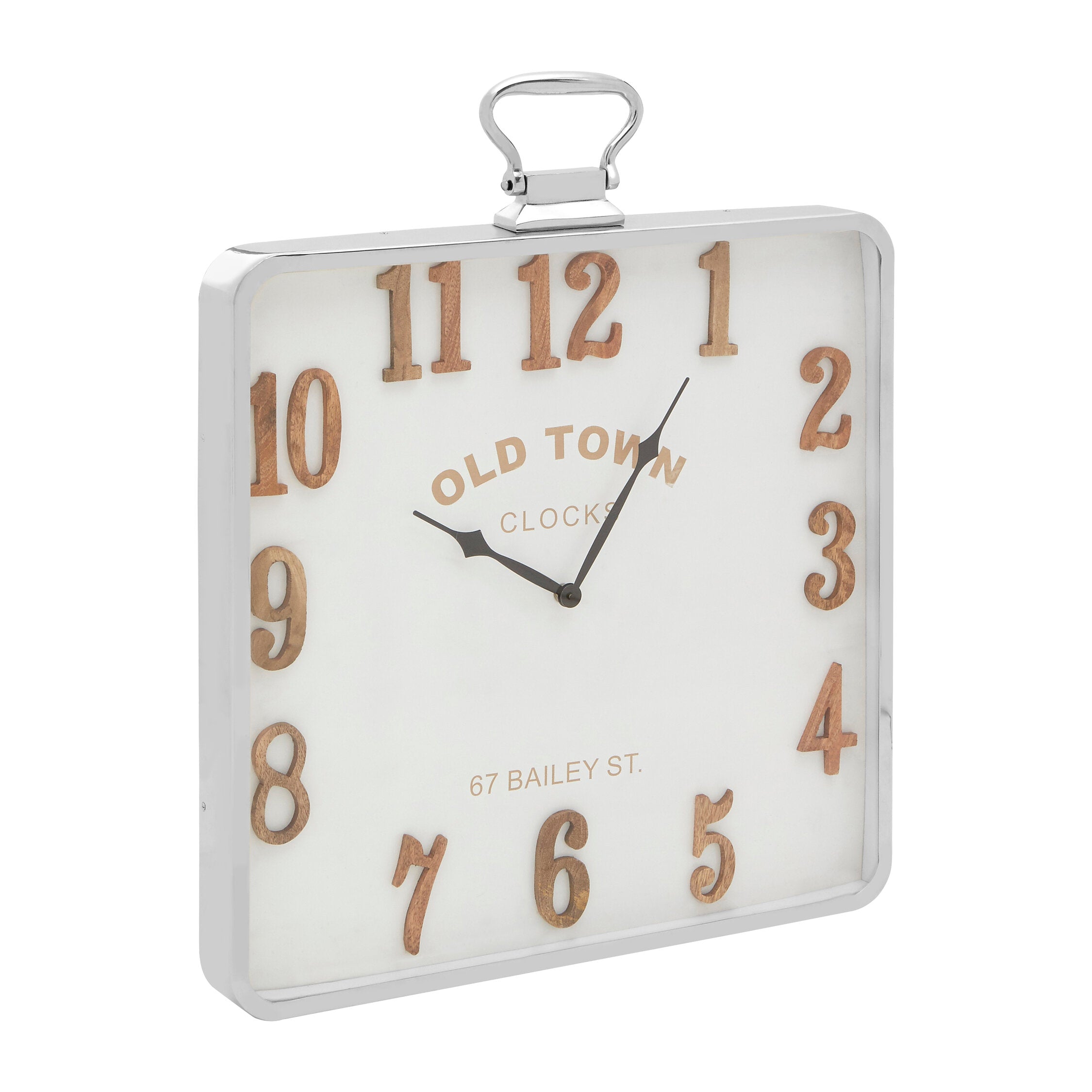 Old Town Classic White Pocket Watch Wall Clock - The Orchard Home and Gifts