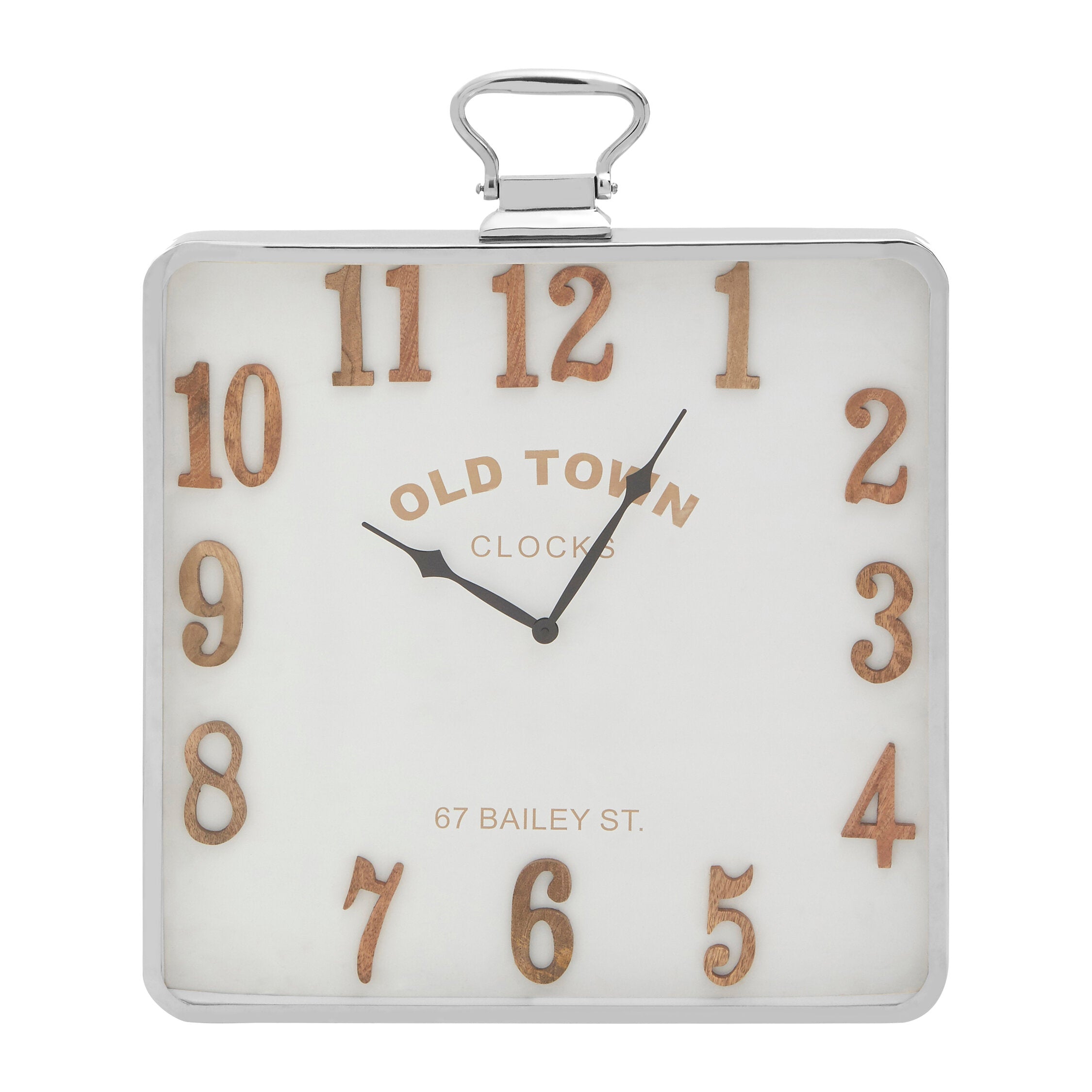 Old Town Classic White Pocket Watch Wall Clock - The Orchard Home and Gifts