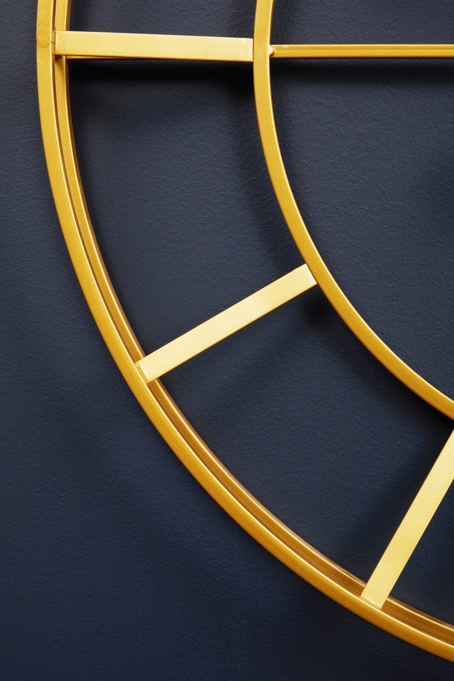 Halstead Large Round Gold Finish Skeleton Wall Clock - The Orchard Home and Gifts