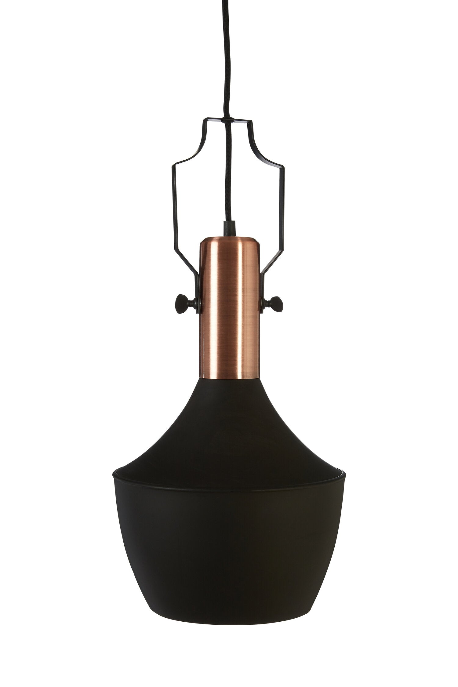 Oscar Medium Black and Copper Pendant Light - The Orchard Home and Gifts