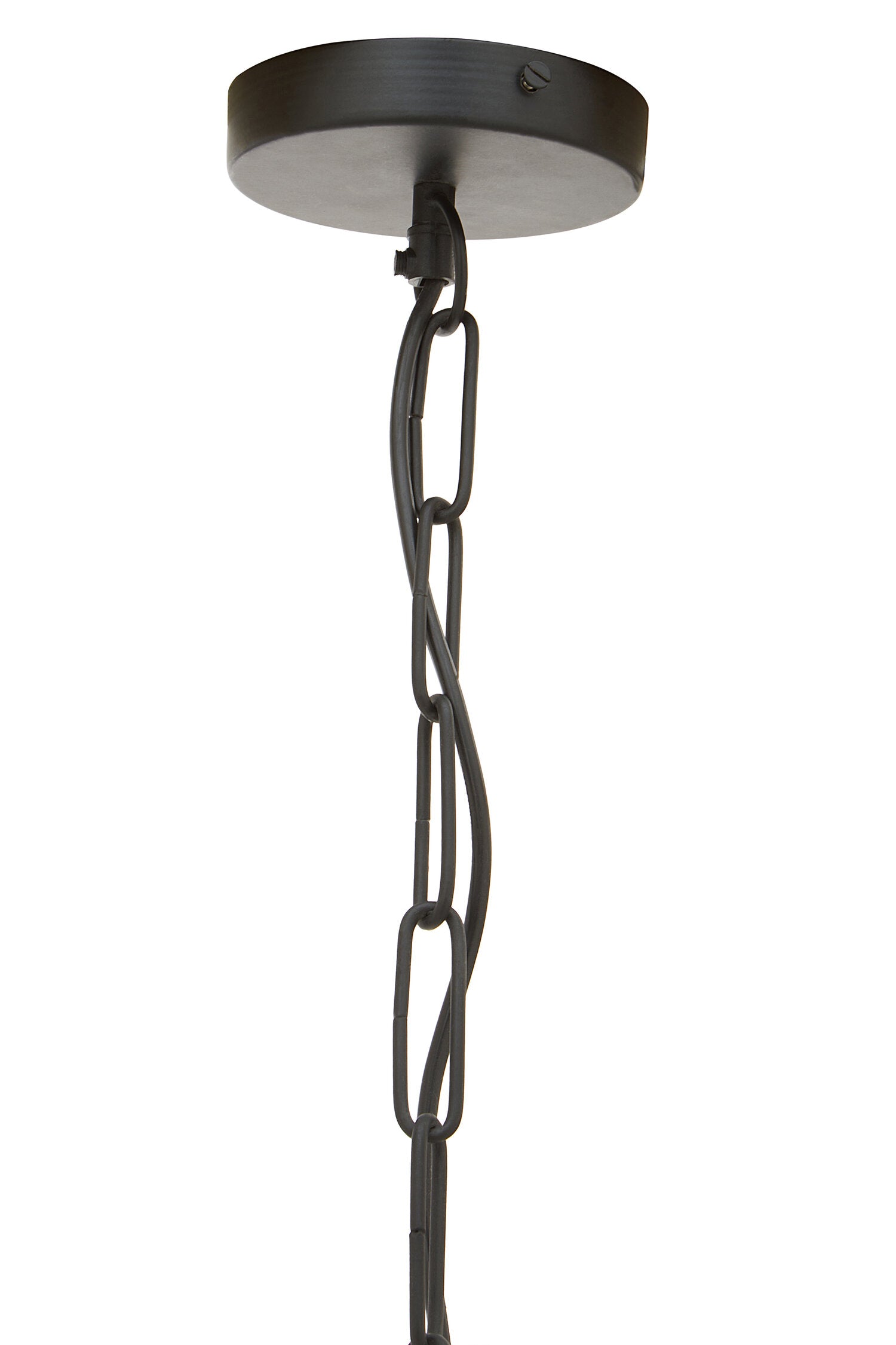 Industrial Iron and Glass Hanging Pendant Light - The Orchard Home and Gifts