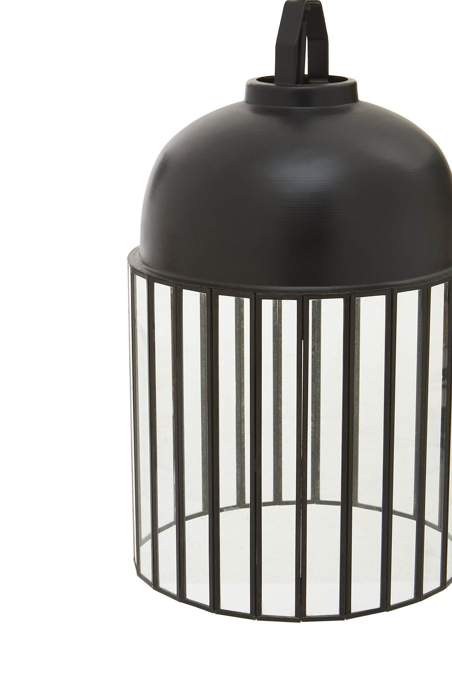Industrial Iron and Glass Hanging Pendant Light - The Orchard Home and Gifts
