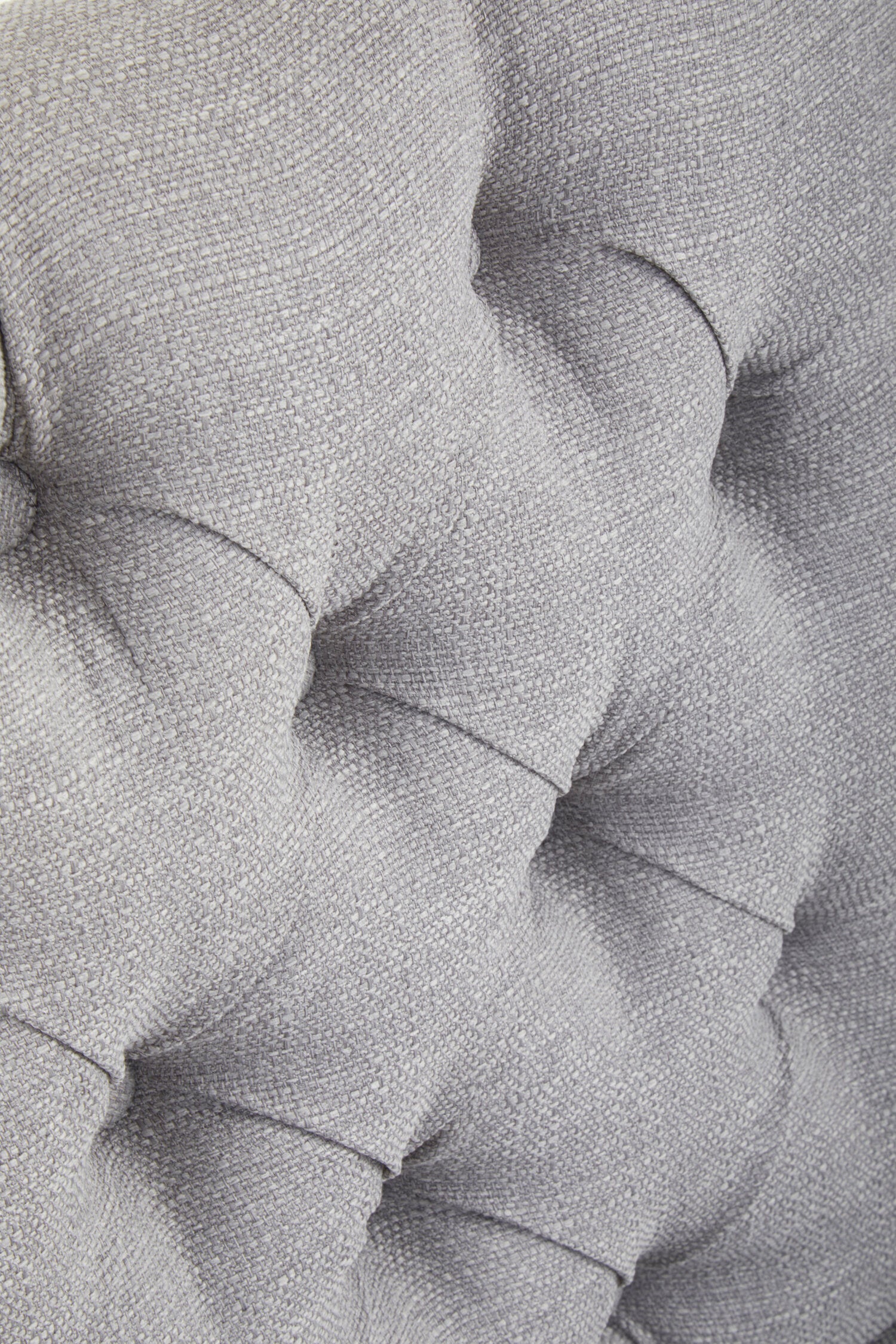 Chelsea Grey Linen Button Back Uphostered Dining Chair