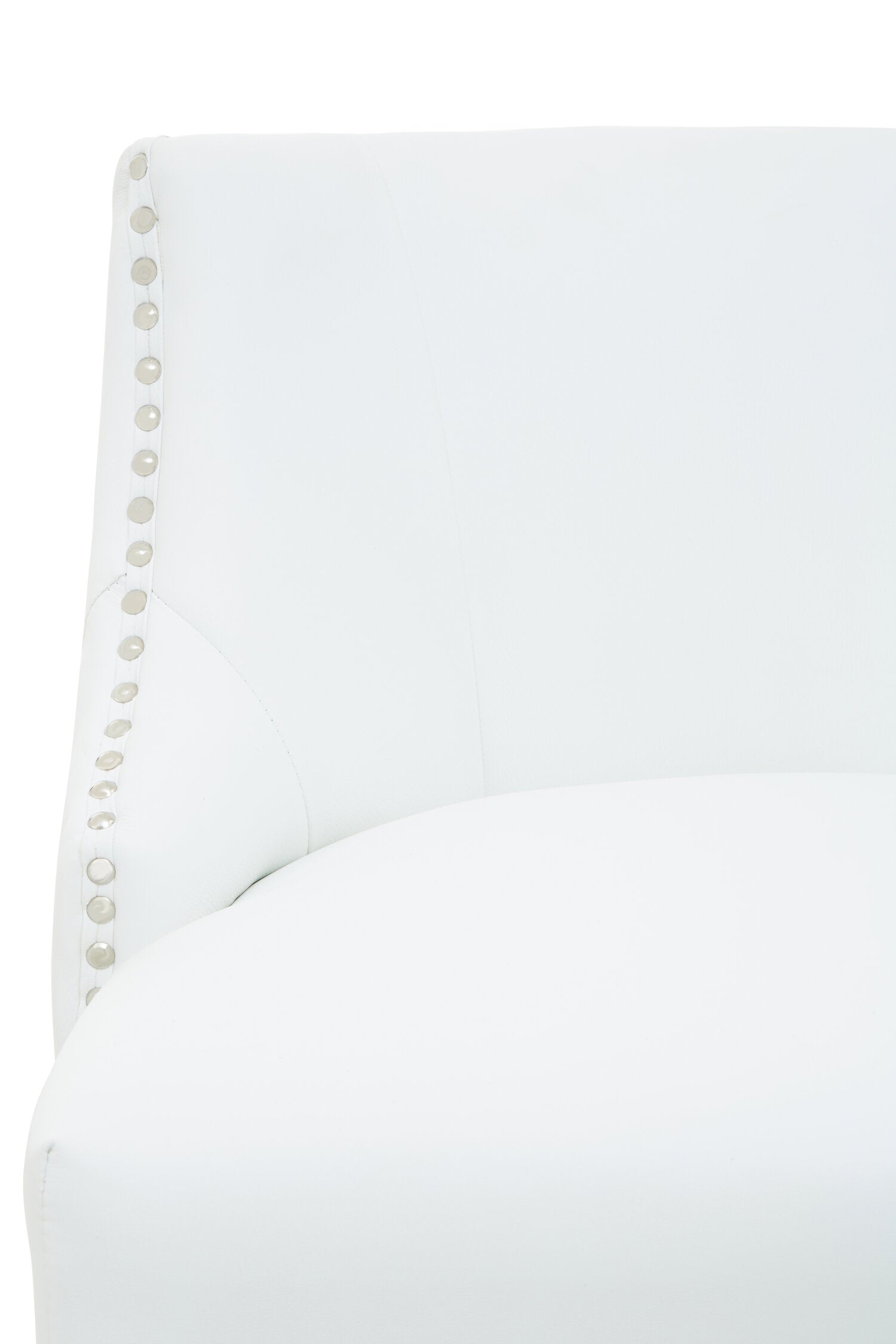 Chelsea White Upholstered Bar Stool Chair - The Orchard Home and Gifts