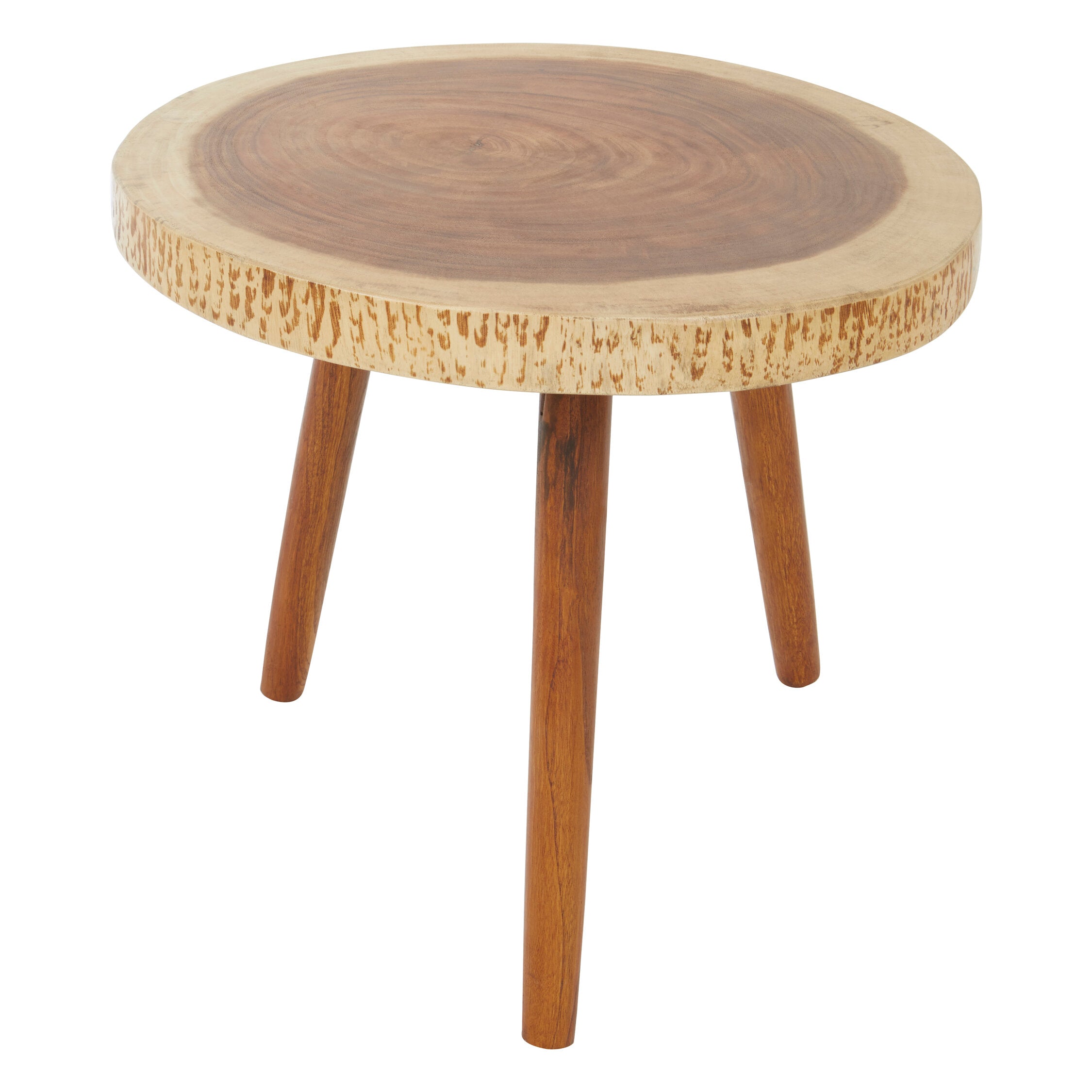 Boho Rosewood Natural Wood Side Table - The Orchard Home and Gifts