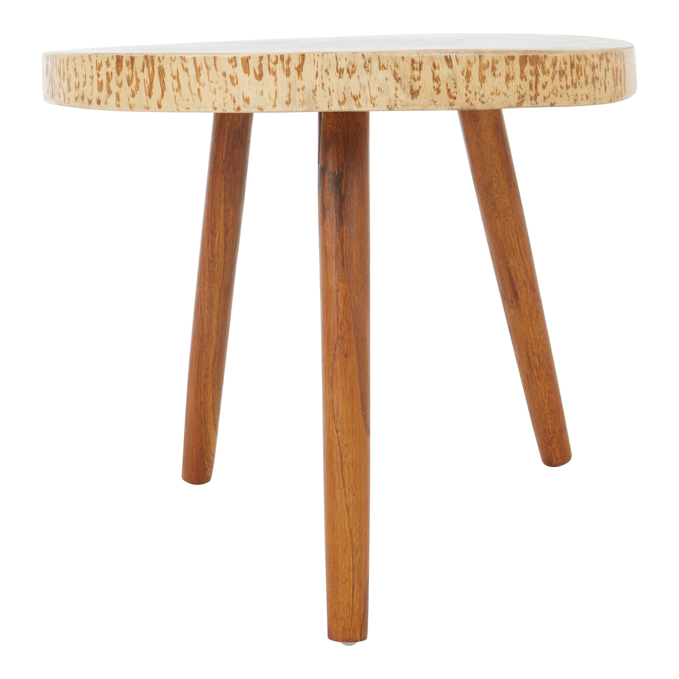 Boho Rosewood Natural Wood Side Table - The Orchard Home and Gifts
