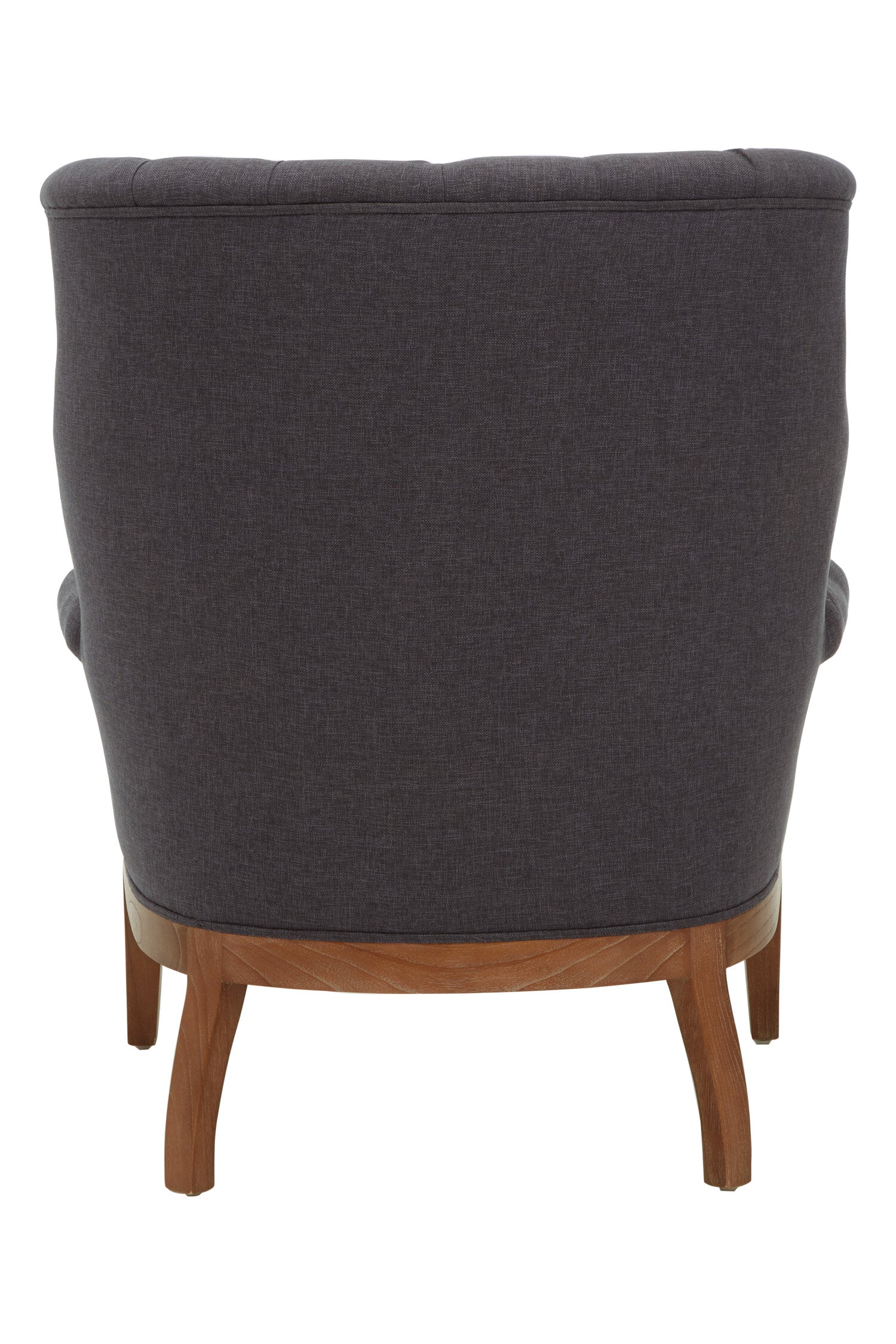 Graphite Grey Upholstered Button Tufted Armchair - The Orchard Home and Gifts