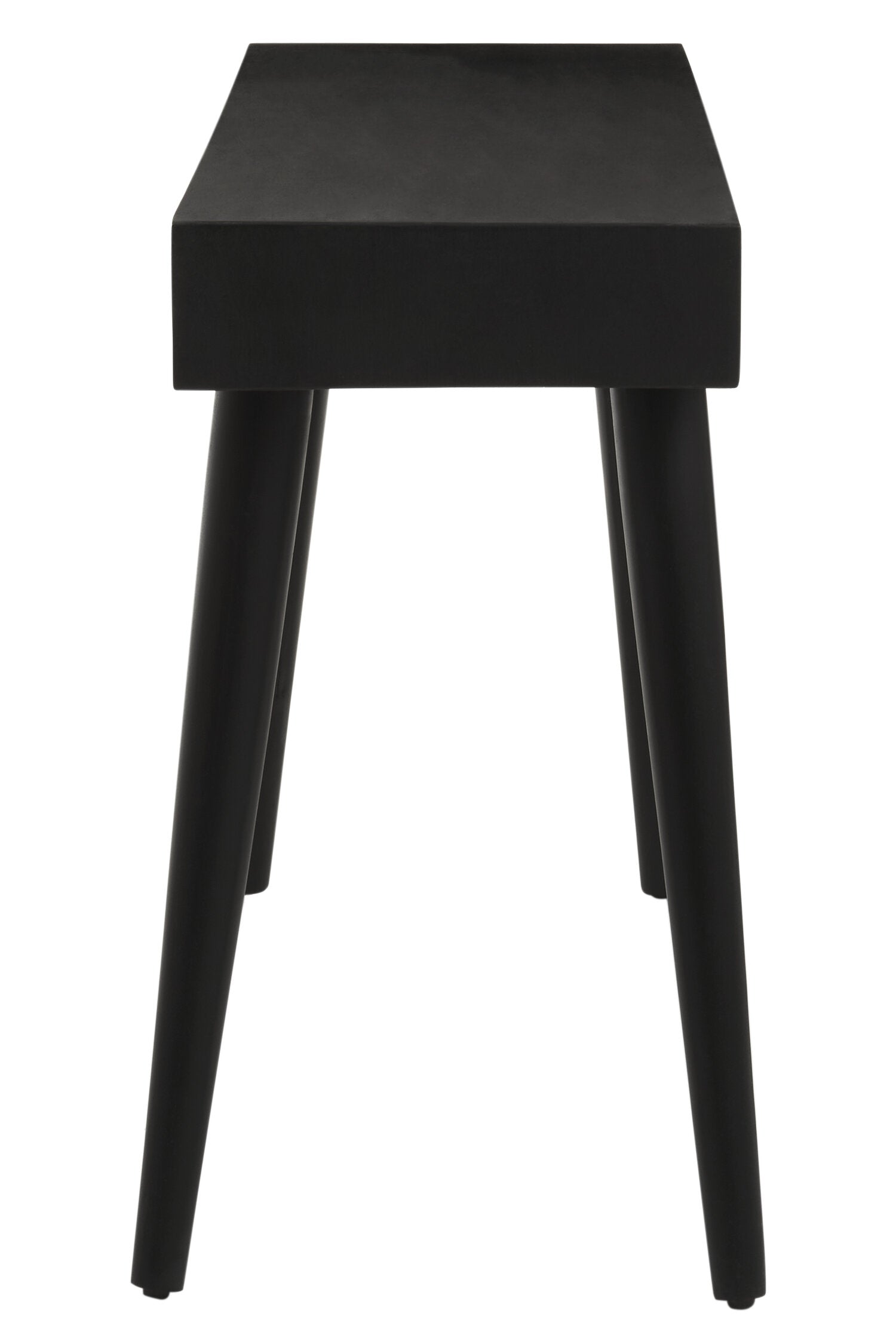 Black and White Acacia Wood Two Drawer Console Table - The Orchard Home and Gifts
