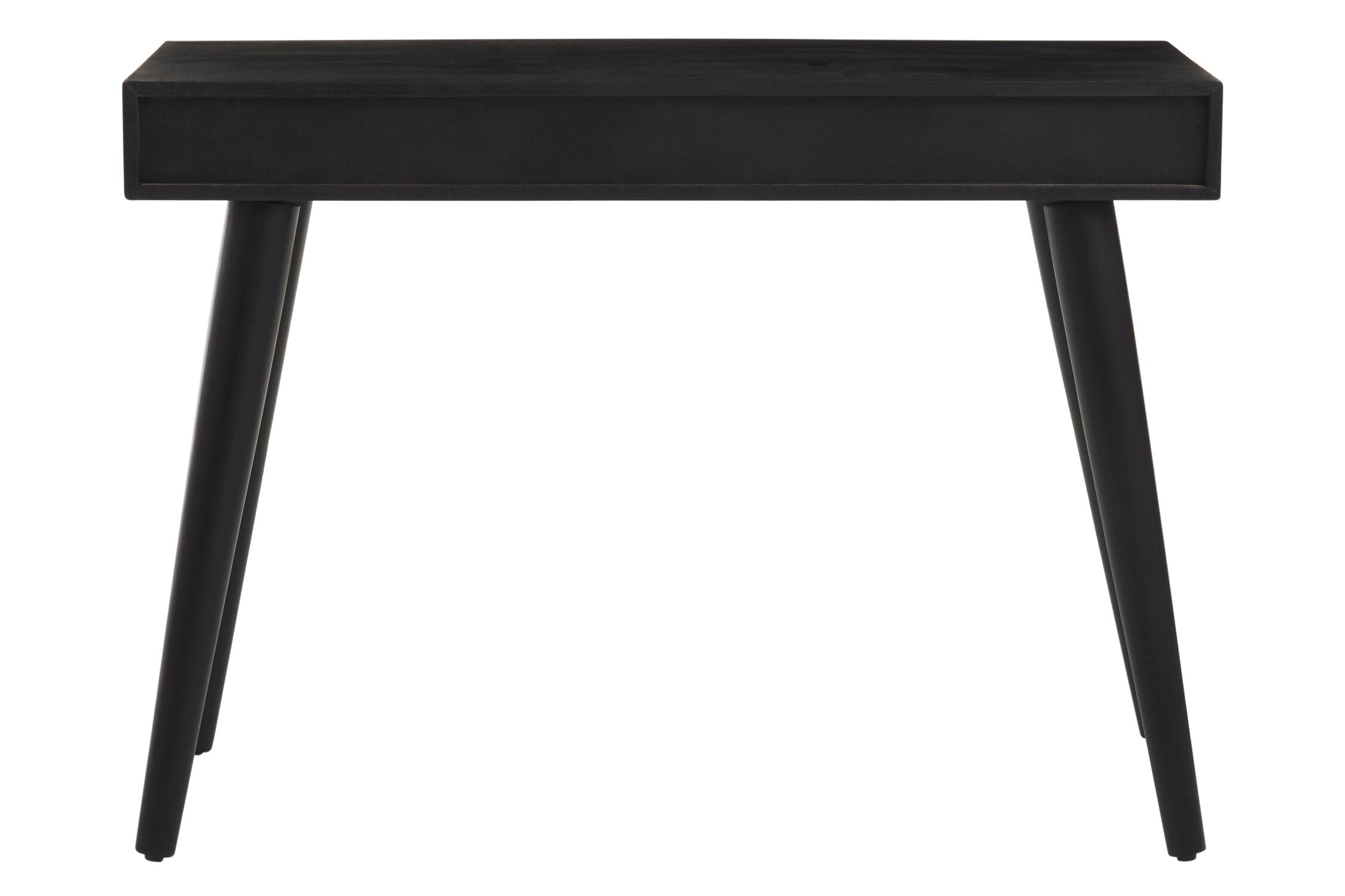 Black and White Acacia Wood Two Drawer Console Table - The Orchard Home and Gifts