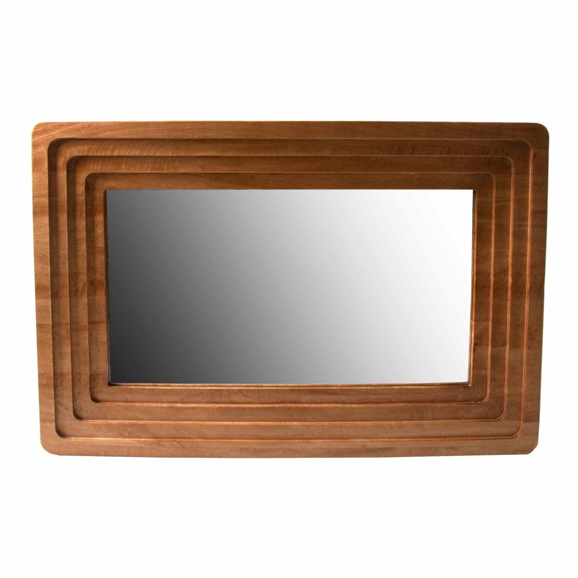 Mango Wood Large Wall Mirror - The Orchard Home and Gifts