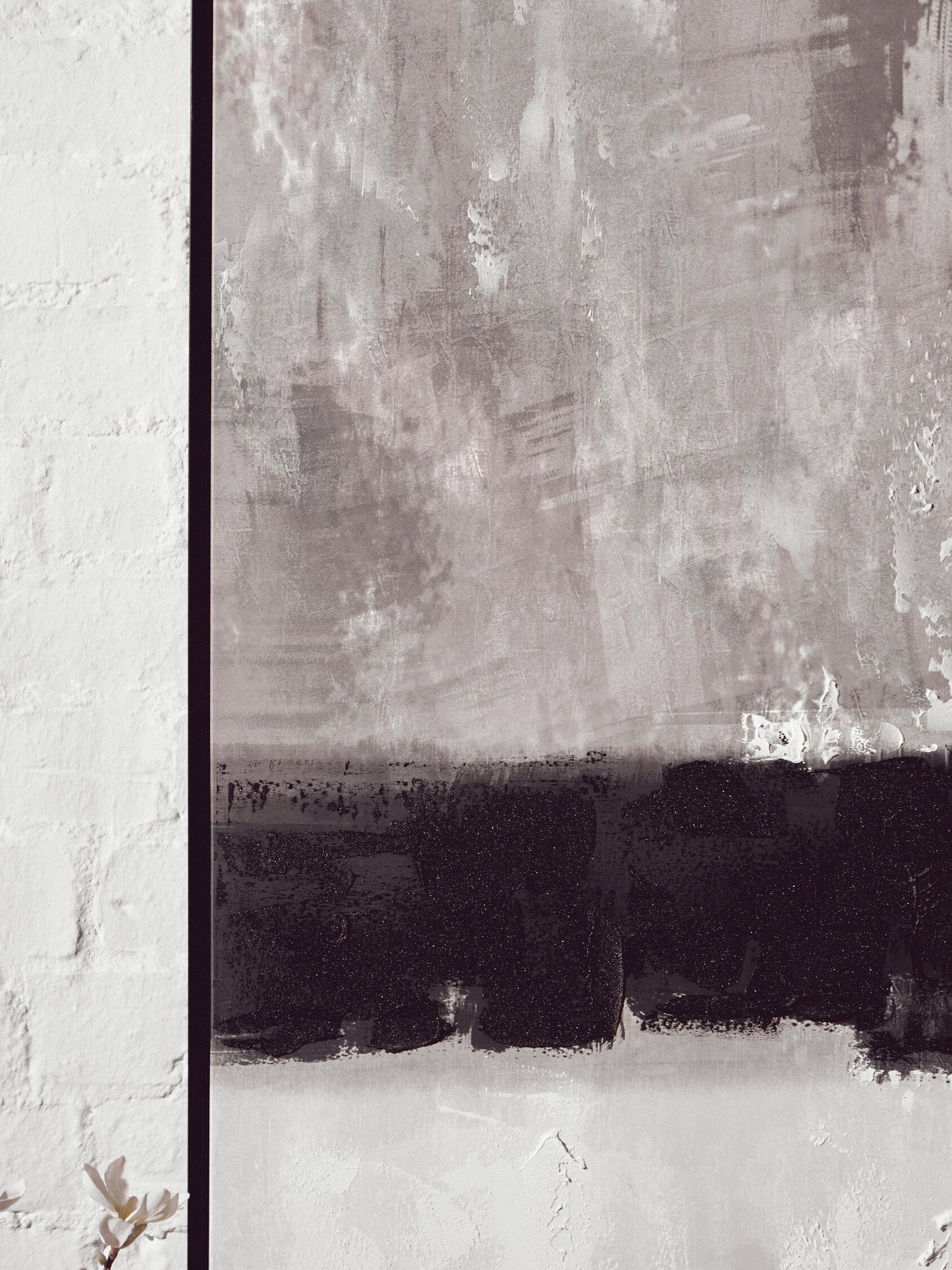 Monochrome Textured Canvas Wall Art - The Orchard Home and Gifts