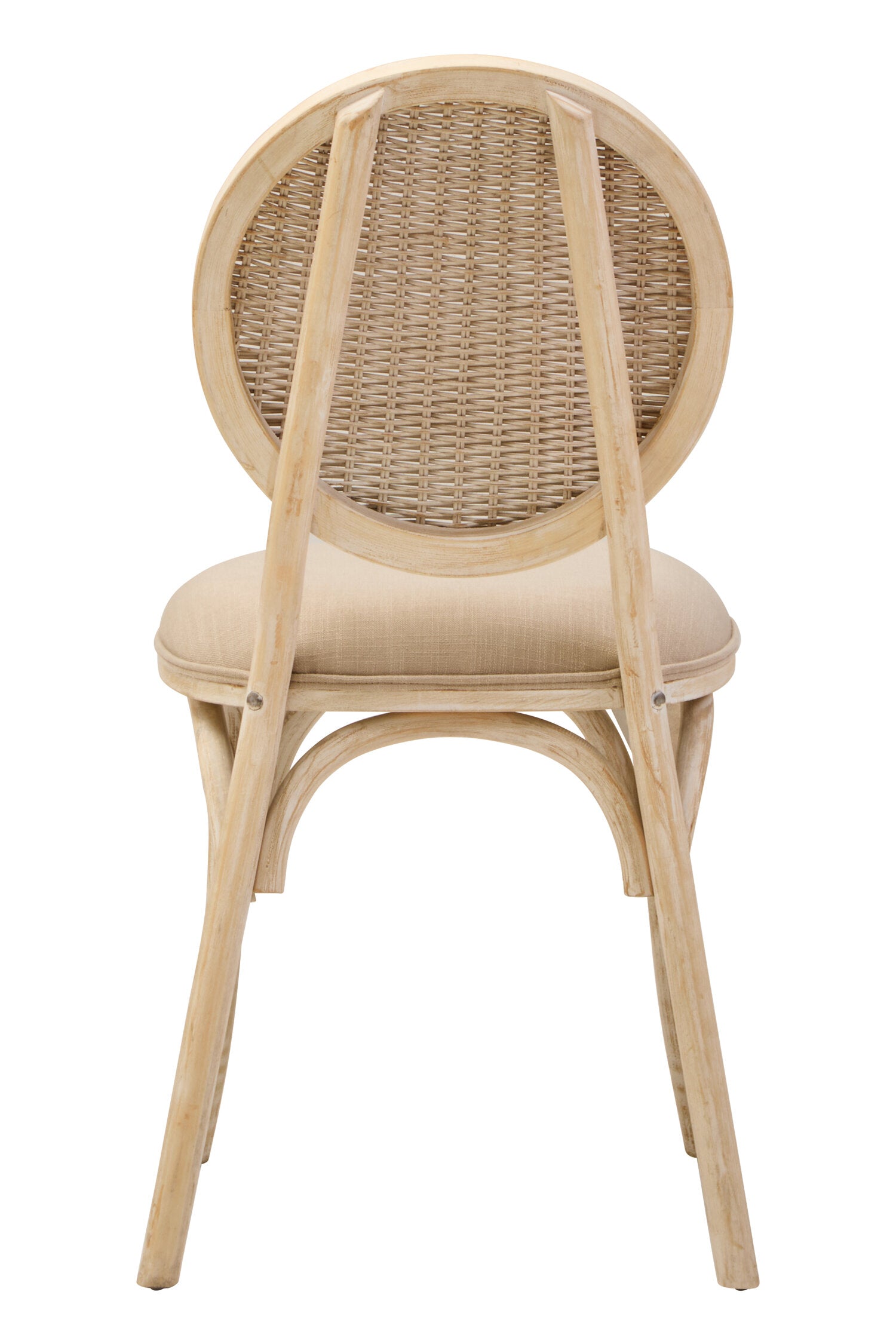 White Wash Elm Uphostered Dining Chair