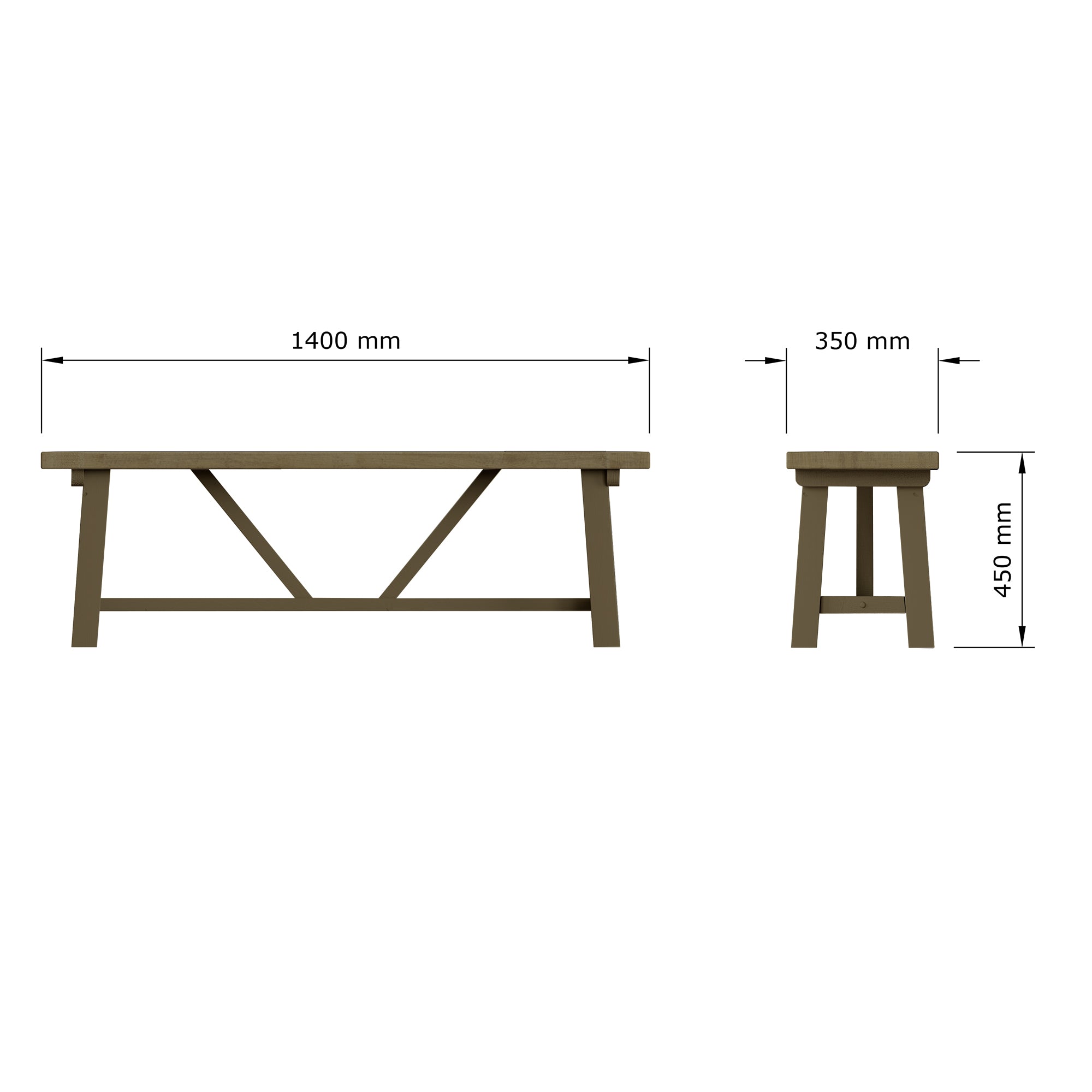 Drift Reclaimed Pine Dining Bench – The Orchard Home and Gifts