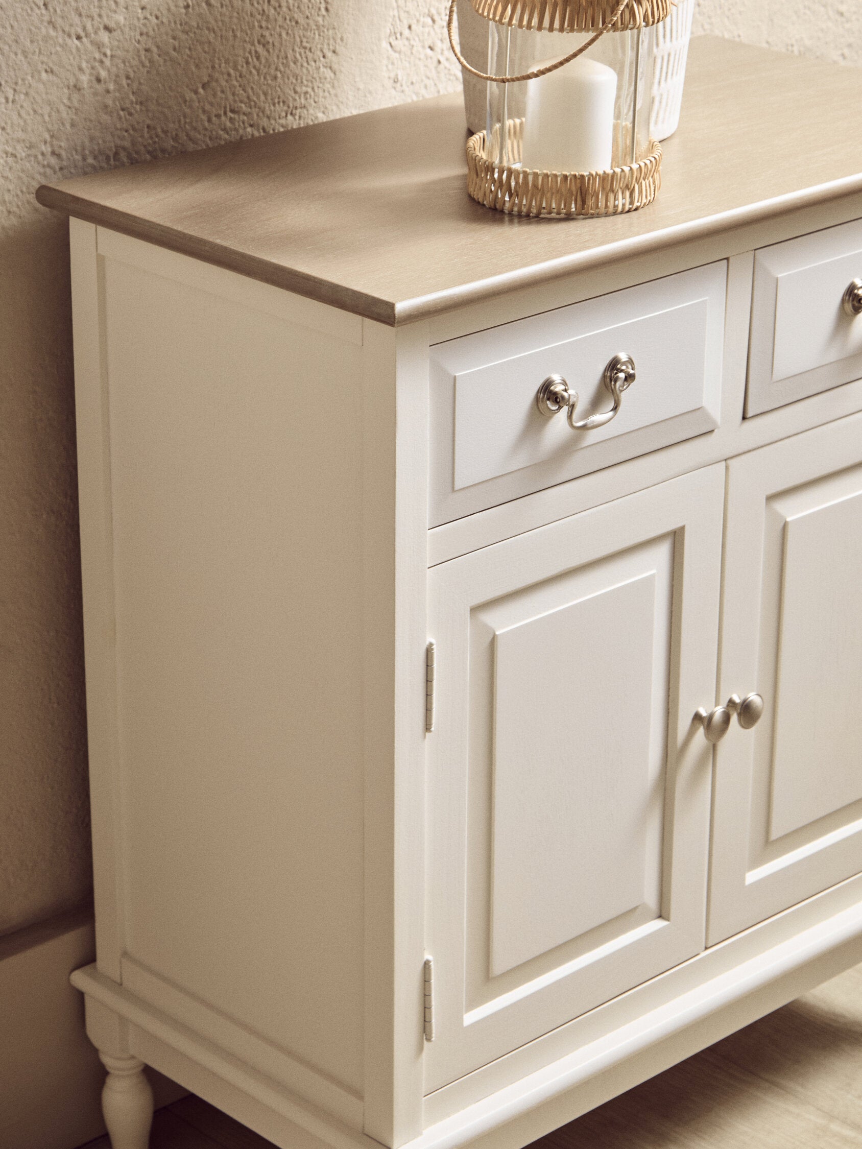 Country White Two Door Sideboard - The Orchard Home and Gifts
