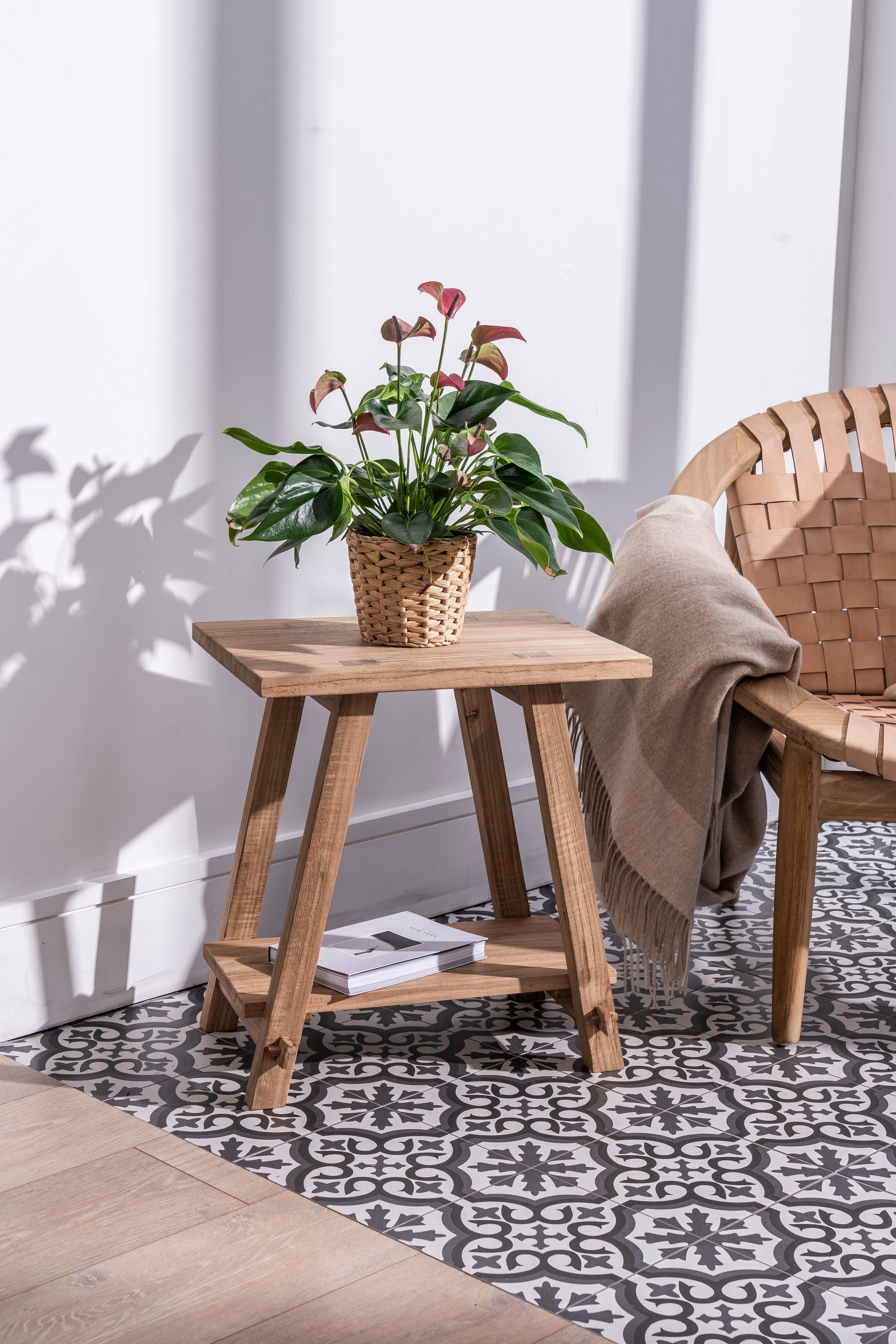 Teak Side End Table