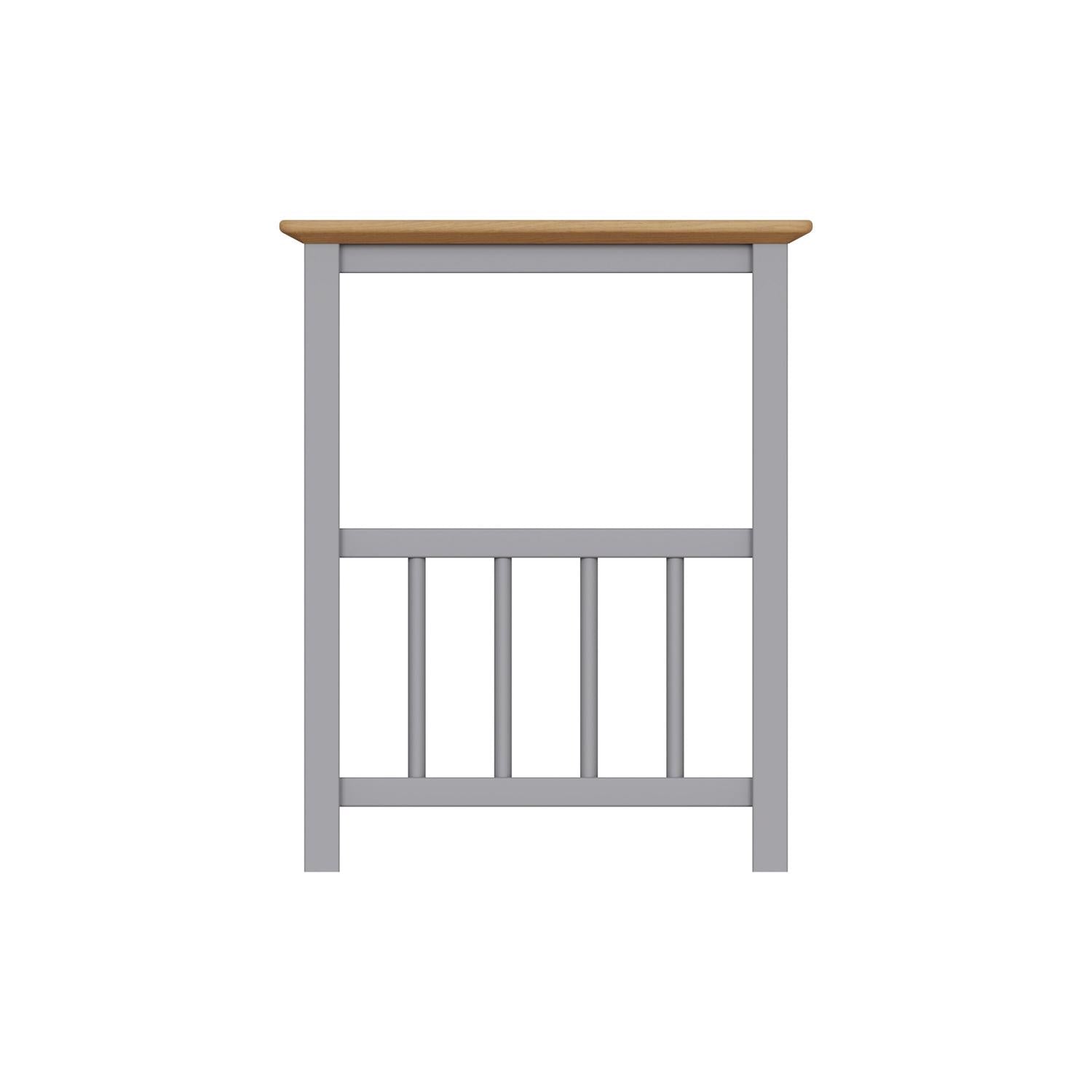 Dove Grey Oak Vinyl Record and Magazine Storage Rack