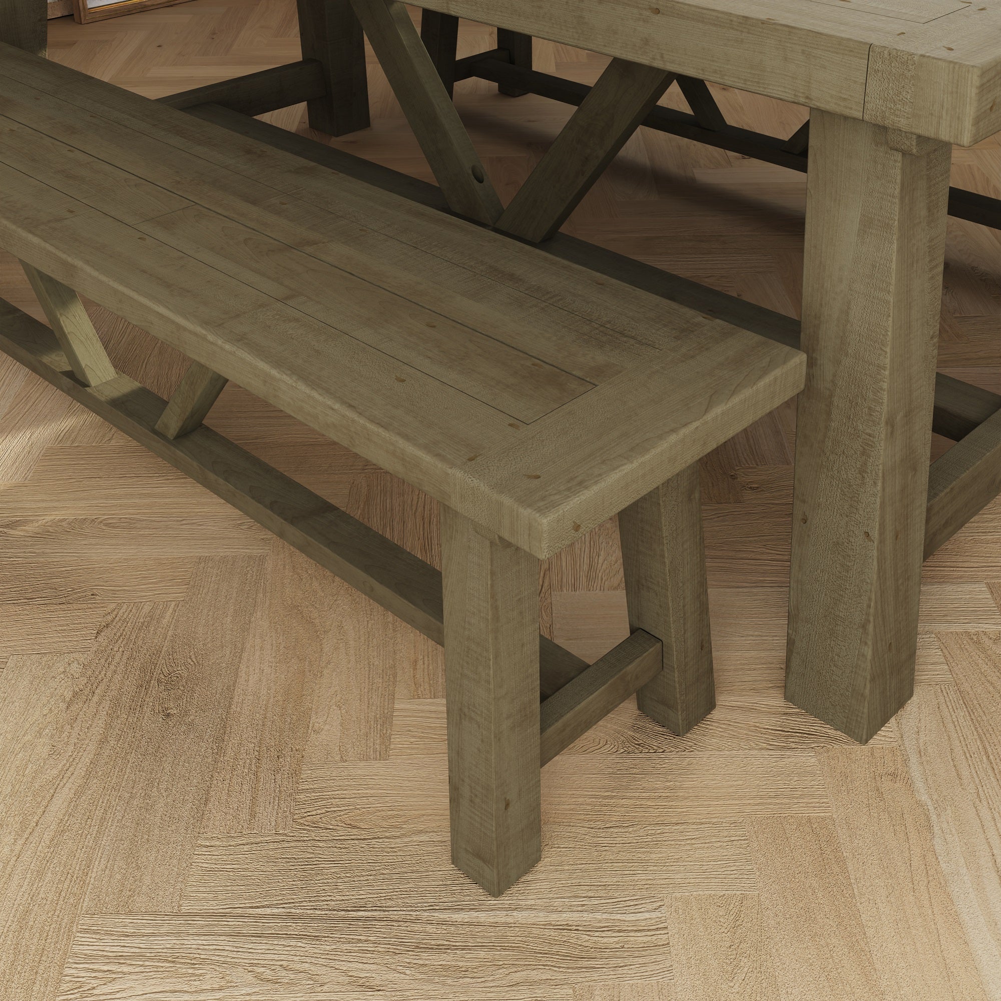 Drift Reclaimed Pine Dining Bench – The Orchard Home and Gifts