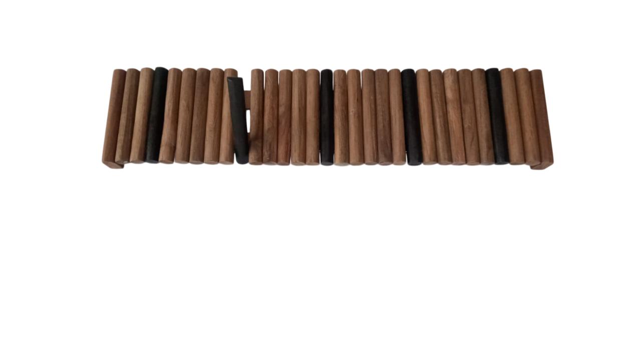 Teak Five Hook Coat Wall Rack Hanger