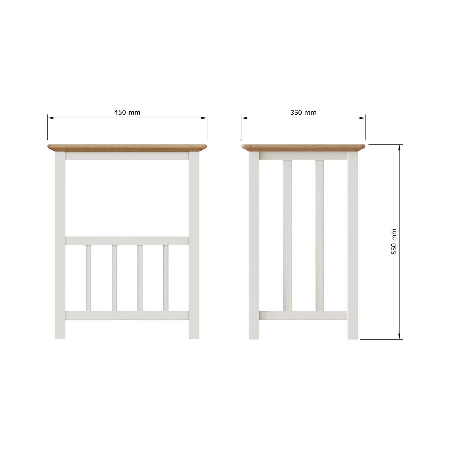 Linen White Oak Vinyl Record and Magazine Storage Rack