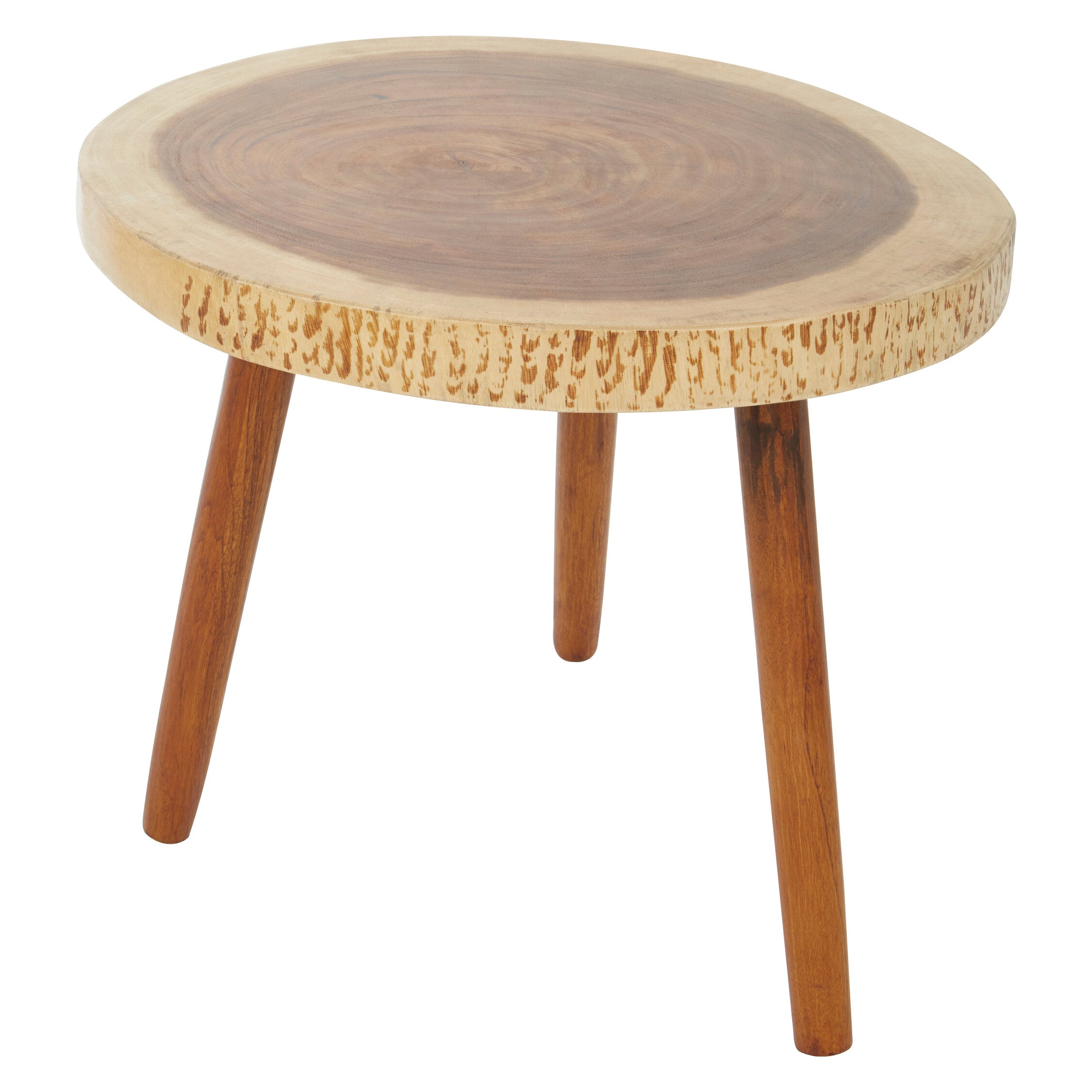 Boho Rosewood Natural Wood Side Table - The Orchard Home and Gifts