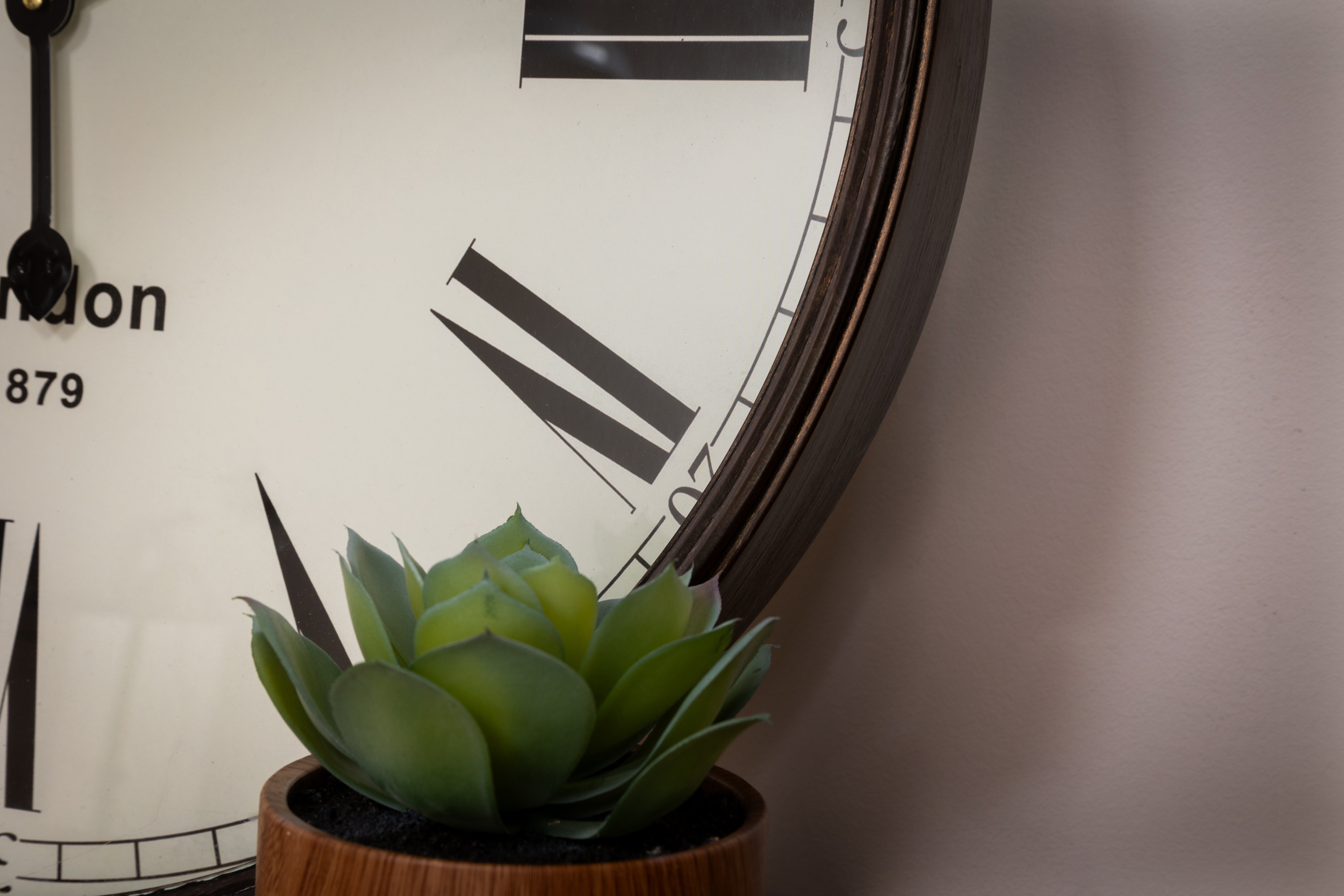 Brass Oversized Kensington Pocket Watch Wall Clock